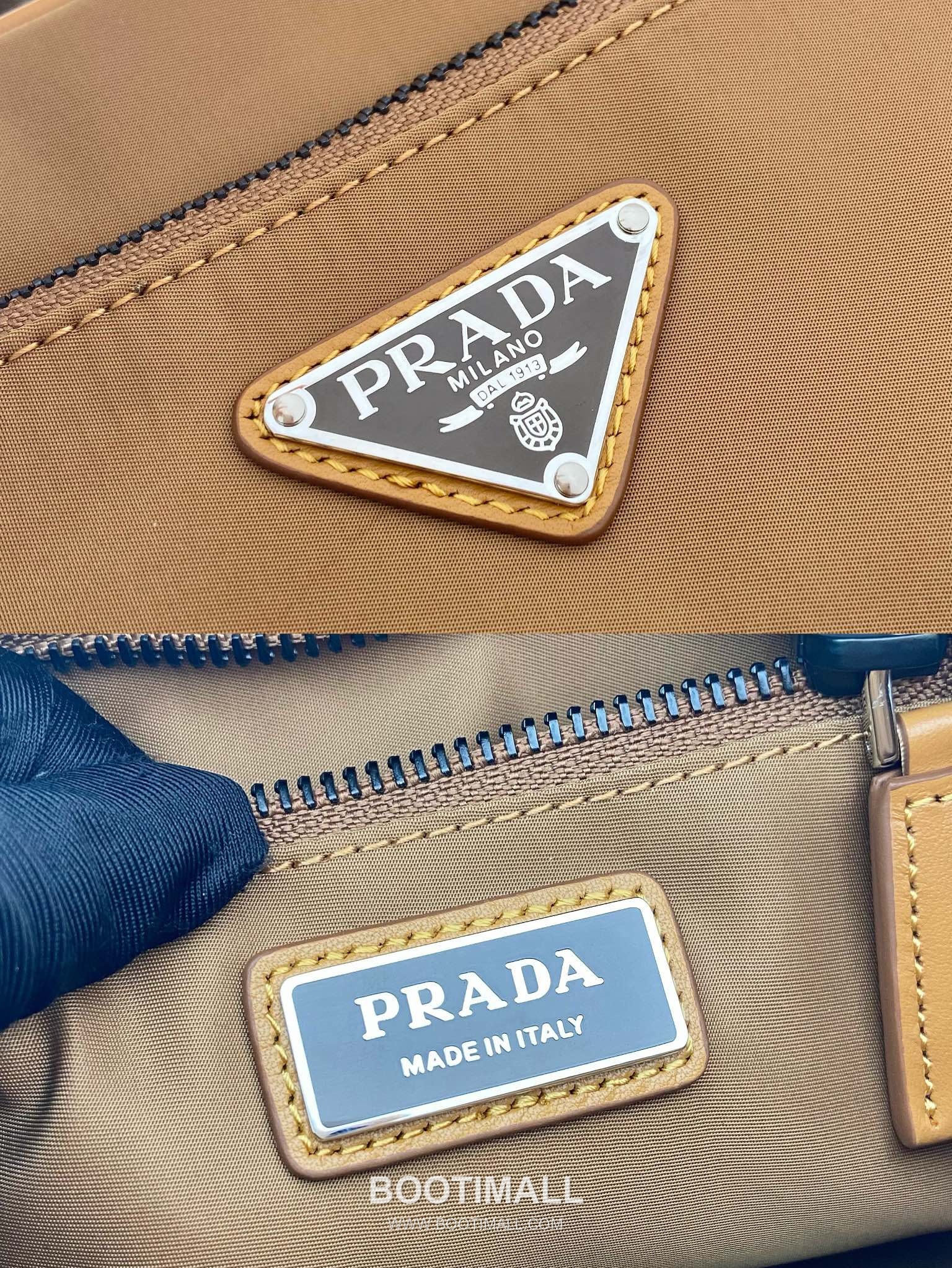 Prada Nylon Belt Bag with Triangle Logo and Adjustable Strap 프라다 나일론 트라이앵글 로고 스트랩 벨트백 2VL977 21cm 9