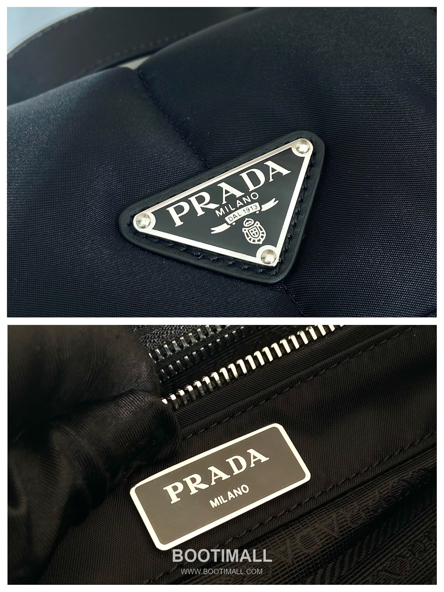 Prada Nylon Messenger Bag with Calfskin Strap and Zip Expandable Base 프라다 나일론 카프스킨 스트랩 지퍼 확장형 메신저백 1BH618 27cm 9