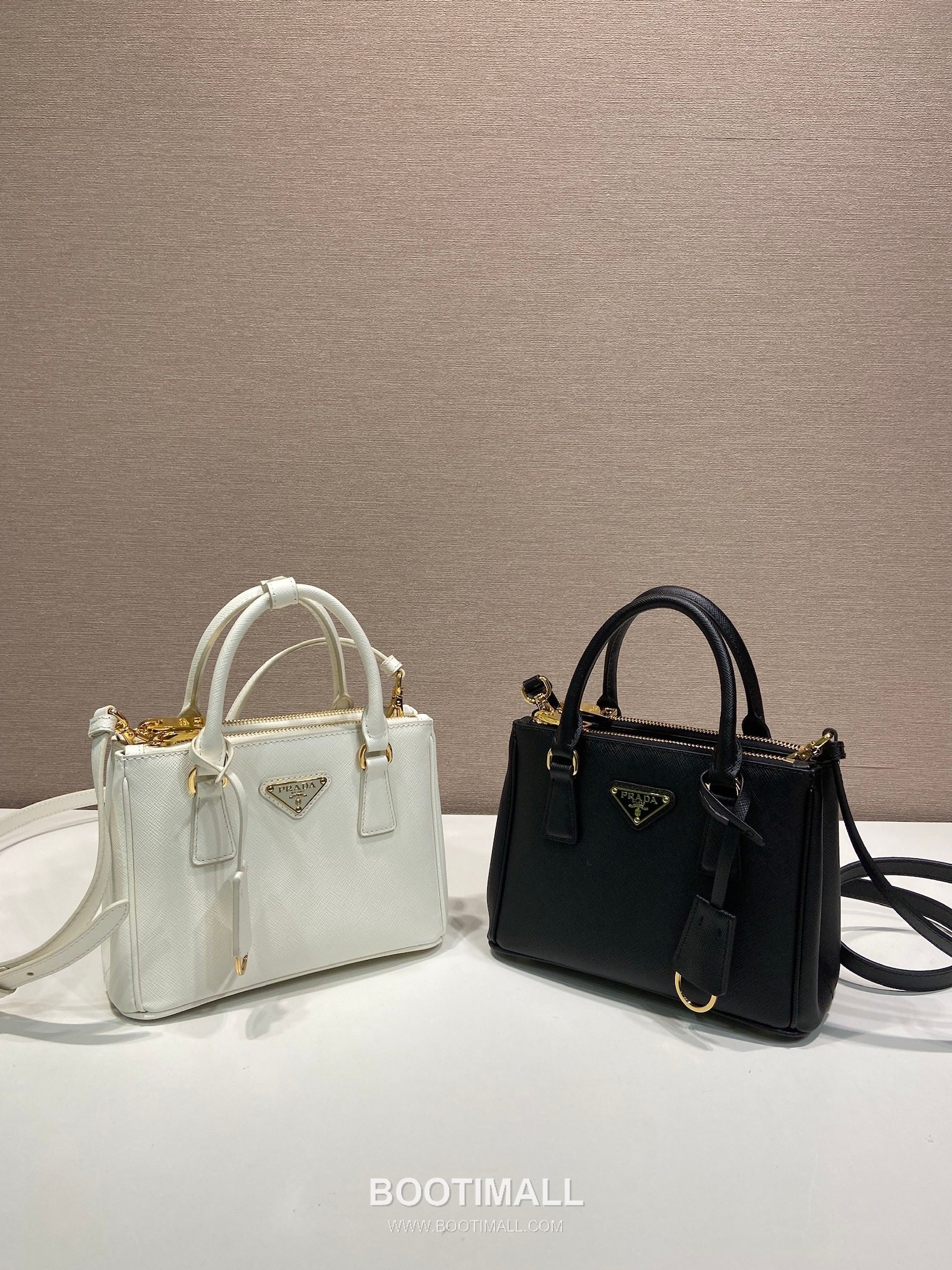 Prada Saffiano Leather Galleria Tote Bag with Strap and Triangle Logo 프라다 사피아노 가죽 갤러리아 스트랩 토트백 1BA906 20cm 11