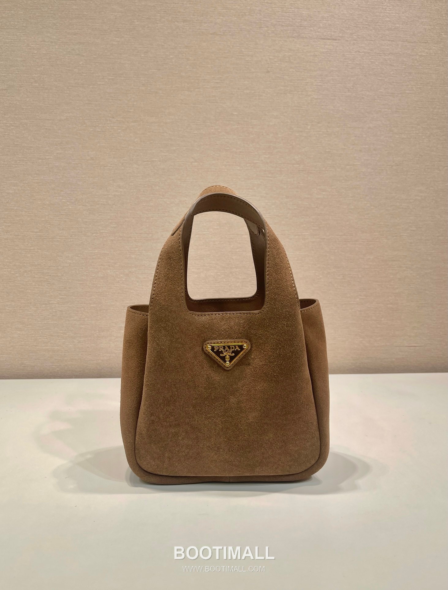 Prada Suede Calfskin Leather Mini Basket Tote Bag with Multi Compartment 프라다 스웨이드 카프스킨 멀티 컴파트먼트 미니 바스켓 토트백 1BA349 18cm 1
