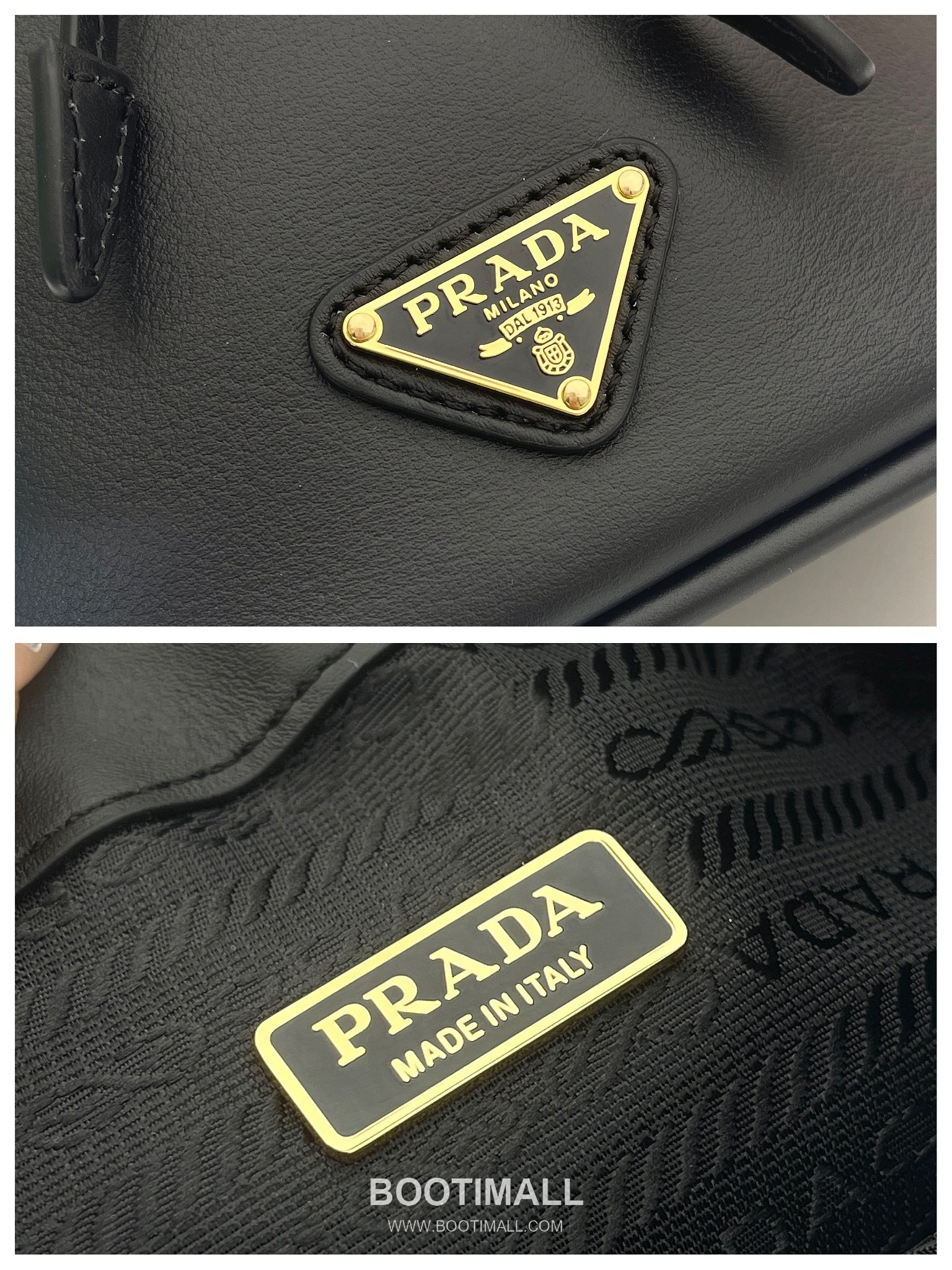 Prada Calfskin Leather Bucket Bag with Key Holder and Adjustable Strap 프라다 카프스킨 가죽 키홀더 조절 스트랩 버킷백 1BE067 15.5cm 9