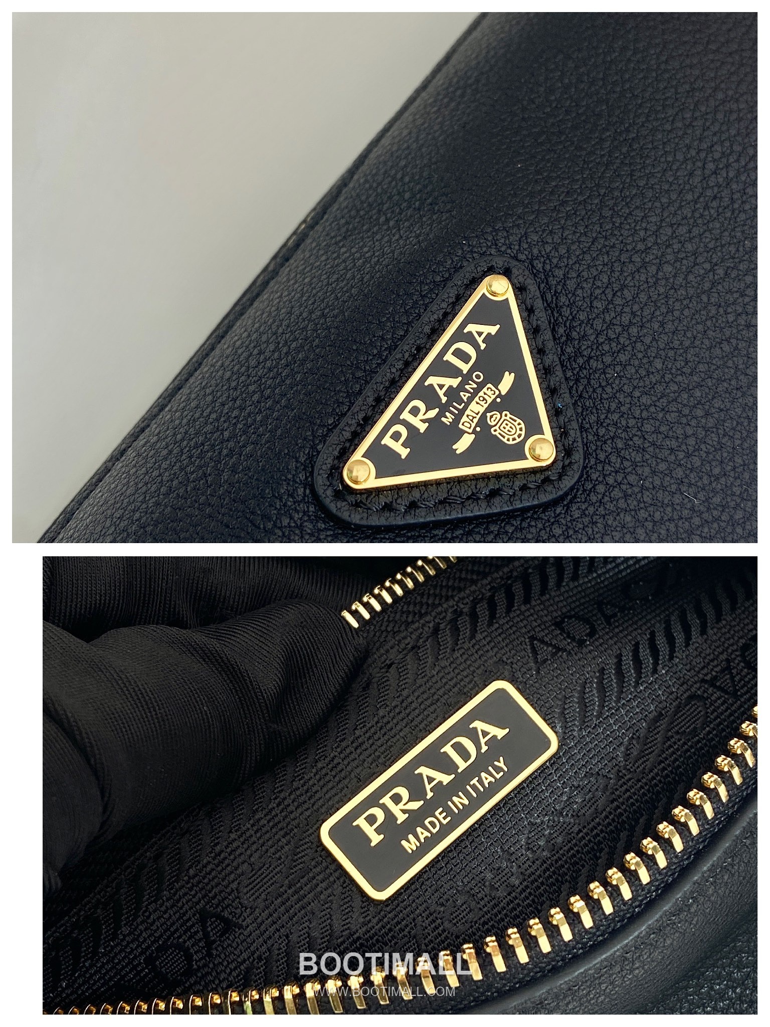 Prada Calfskin Leather Shoulder Bag with Slim Handle and Triangle Logo 프라다 카프스킨 가죽 슬림 핸들 트라이앵글 로고 숄더백 1BC239 22cm 9