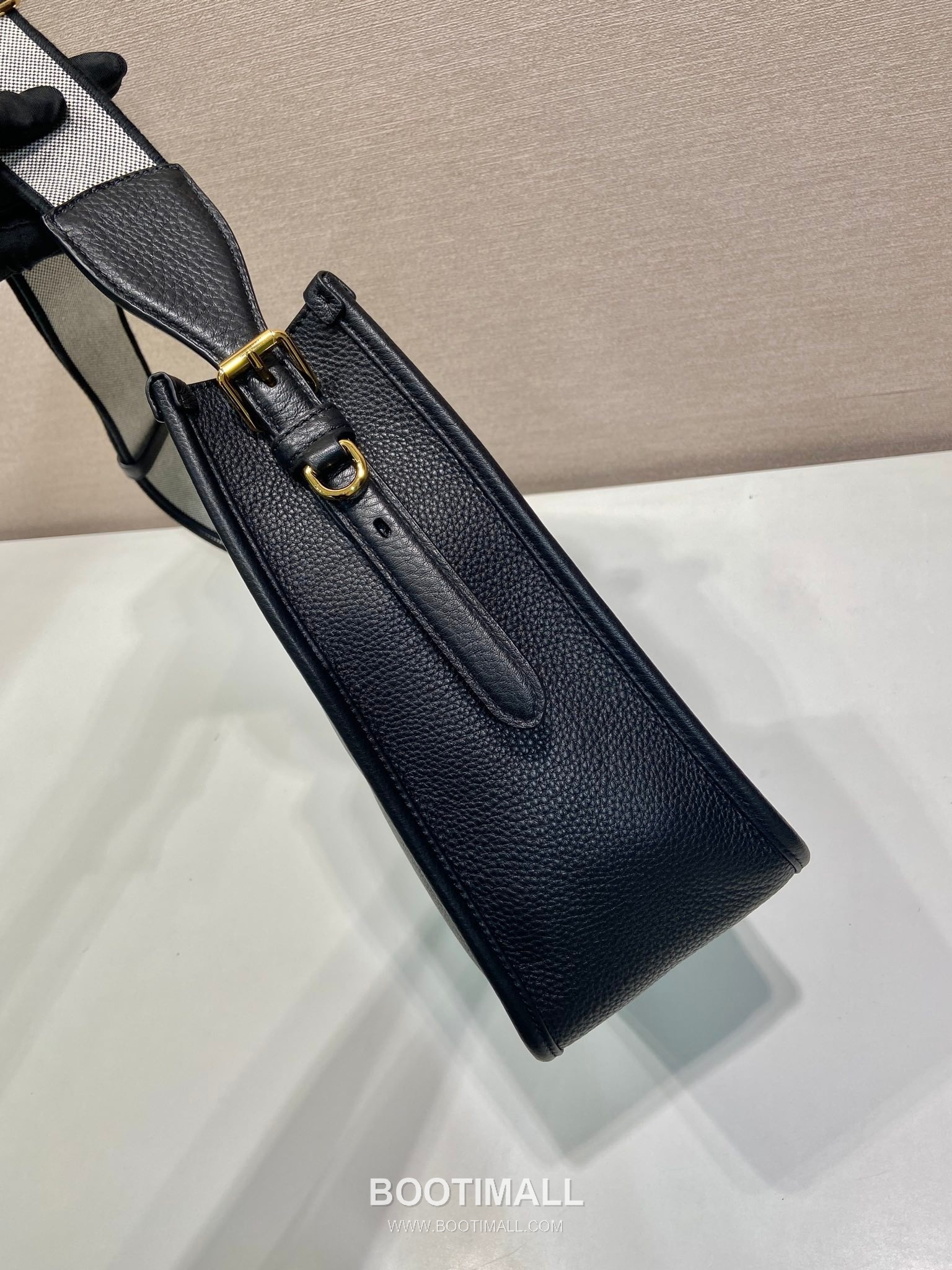 Prada Fabric Tote Bag with Logo Strap and Triangle Logo Detail 프라다 패브릭 로고 스트랩 트라이앵글 로고 토트백 1BC073-1 30cm 4