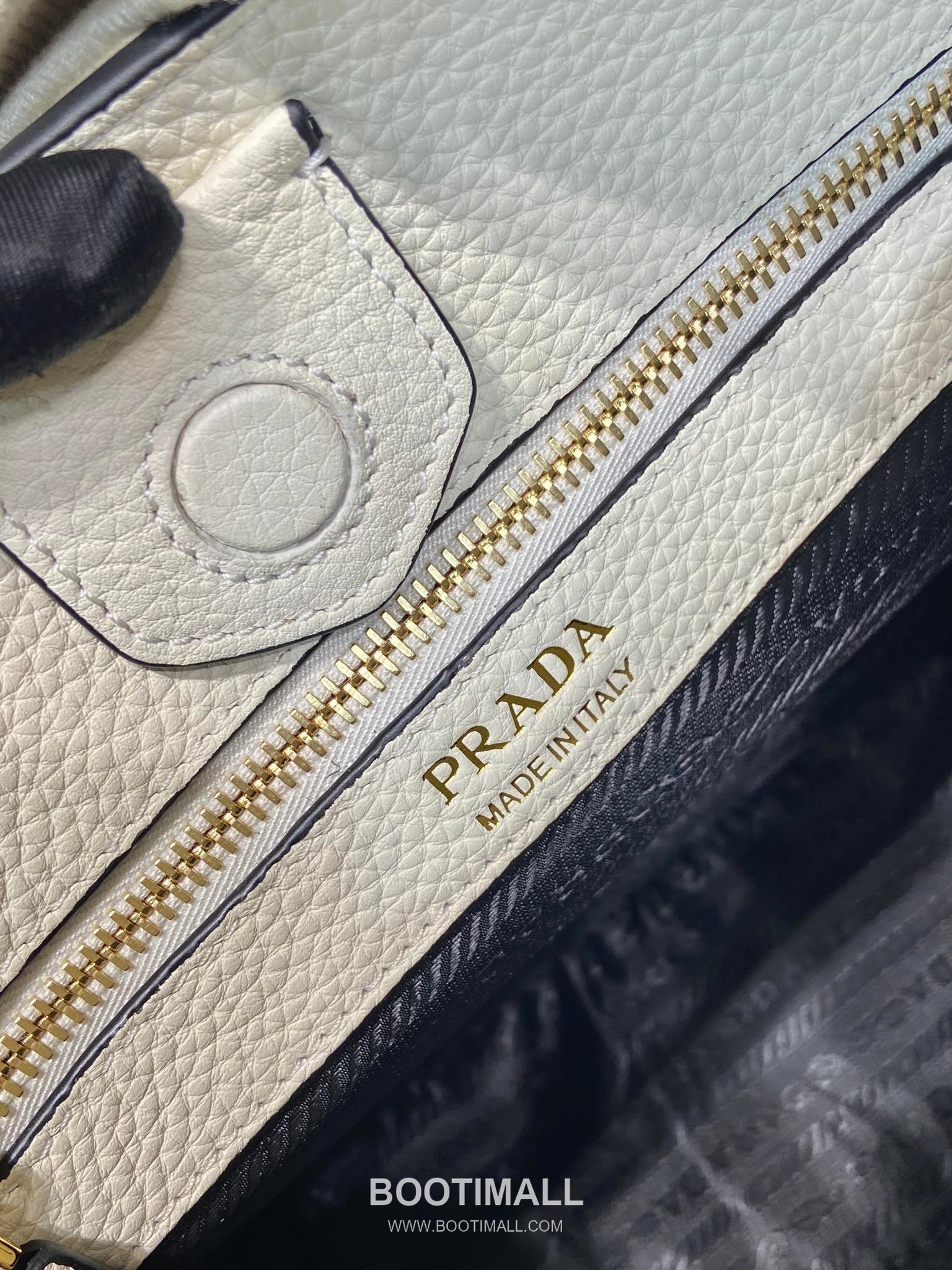 Prada Fabric Tote Bag with Logo Strap and Triangle Logo Detail 프라다 패브릭 로고 스트랩 트라이앵글 로고 토트백 1BC073-1 30cm 9