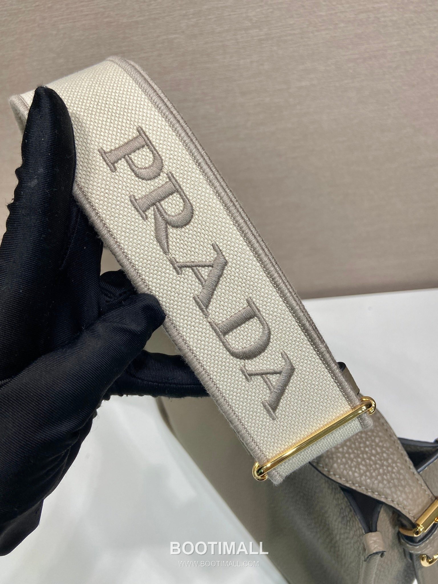 Prada Fabric Tote Bag with Logo Strap and Triangle Logo Detail 프라다 패브릭 로고 스트랩 트라이앵글 로고 토트백 1BC073-1 30cm 5