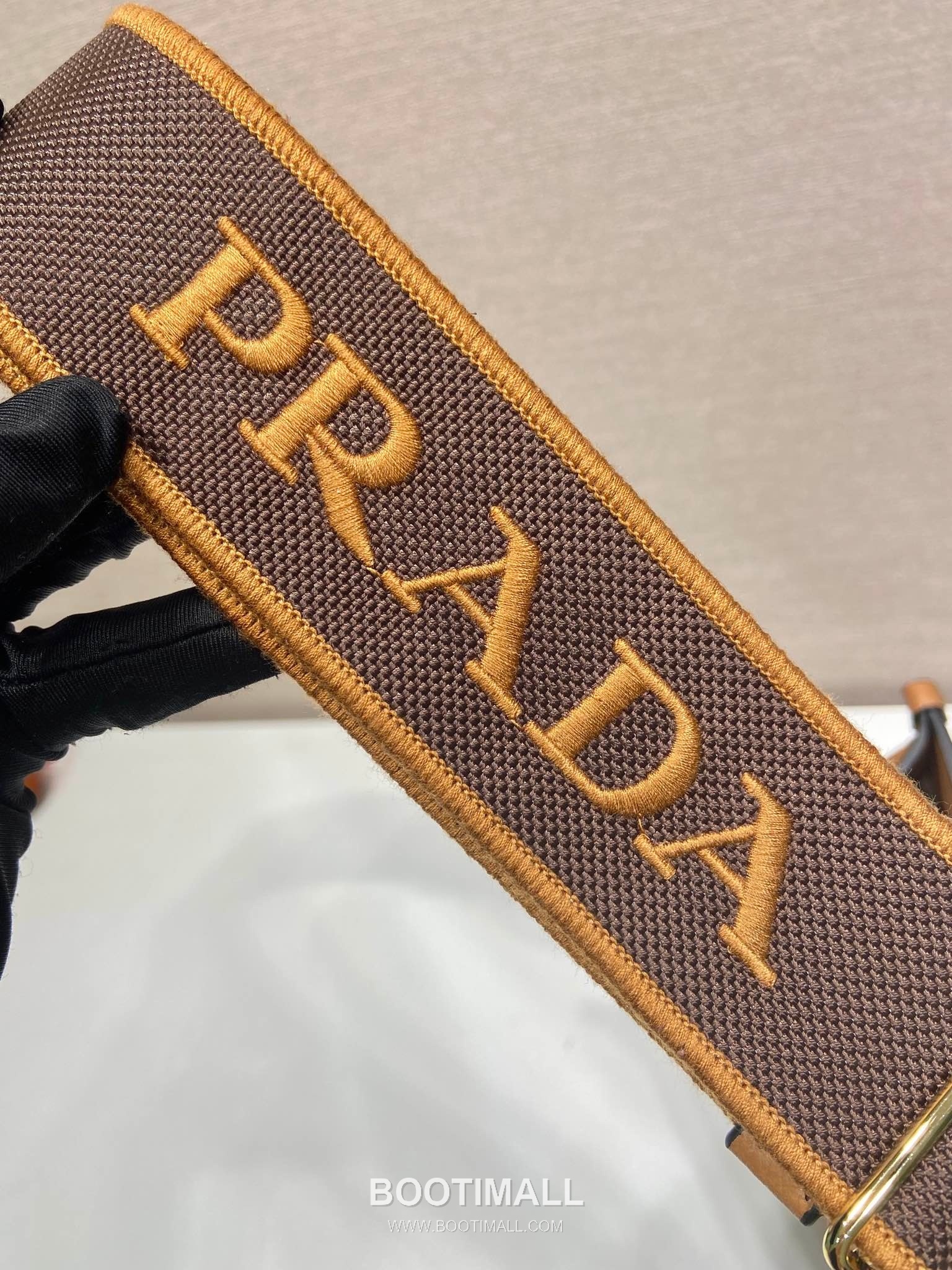 Prada Fabric Tote Bag with Logo Strap and Triangle Logo Detail 프라다 패브릭 로고 스트랩 트라이앵글 로고 토트백 1BC073-1 30cm 6