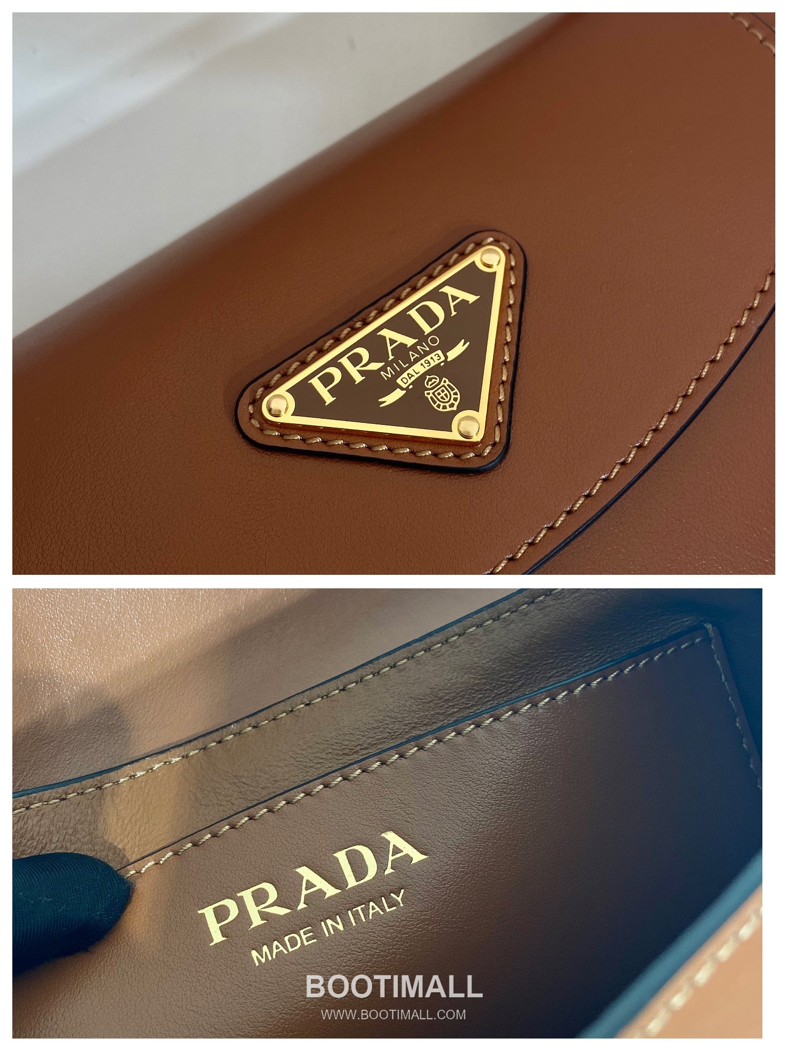 Prada Calfskin Leather Shoulder Bag with Magnetic Flap and Adjustable Handle 프라다 카프스킨 가죽 마그네틱 플랩 조절 핸들 숄더백 1BD358 25cm 9