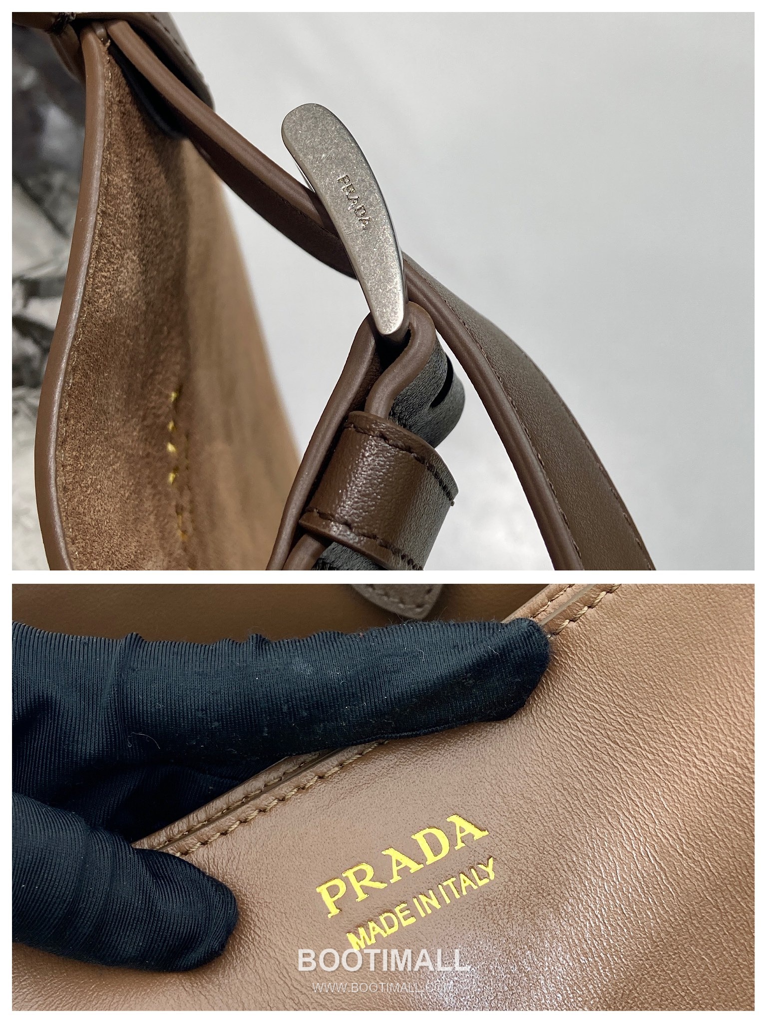 Prada Suede Calfskin Tote Bag with Adjustable Strap and Triple Compartments 프라다 스웨이드 카프스킨 트리플 컴파트먼트 토트백 1BG126 48cm 10