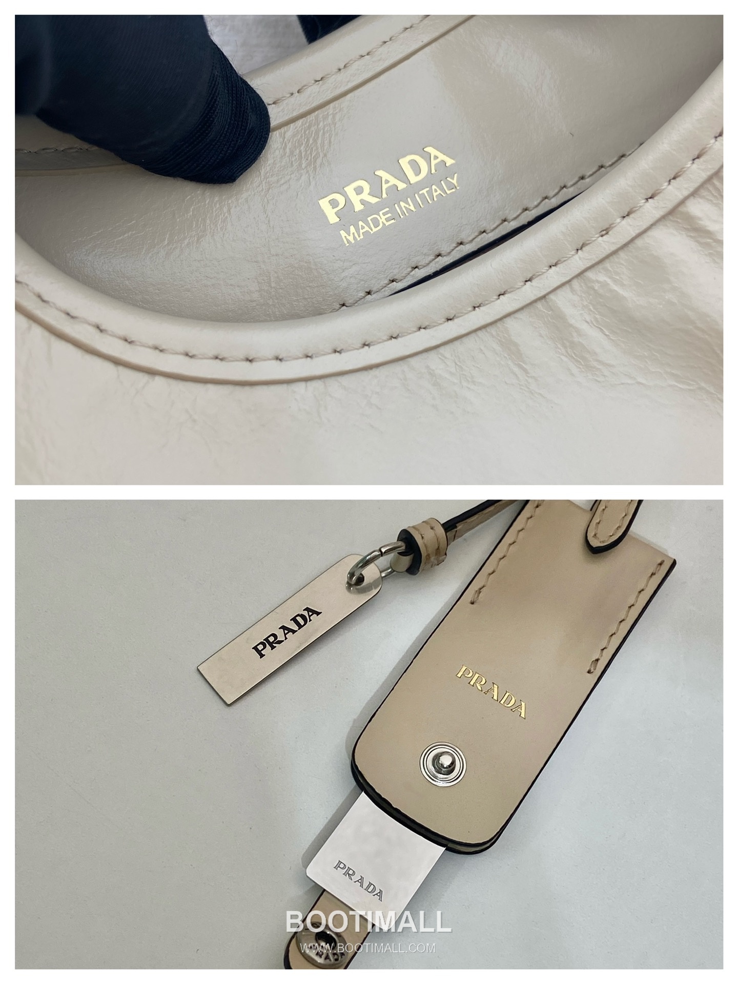 Prada Waxed Leather Top Handle Mini Bag with Buckle Lock and Strap 프라다 왁스 레더 버클락 스트랩 미니 토트백 1BG580 26cm 9