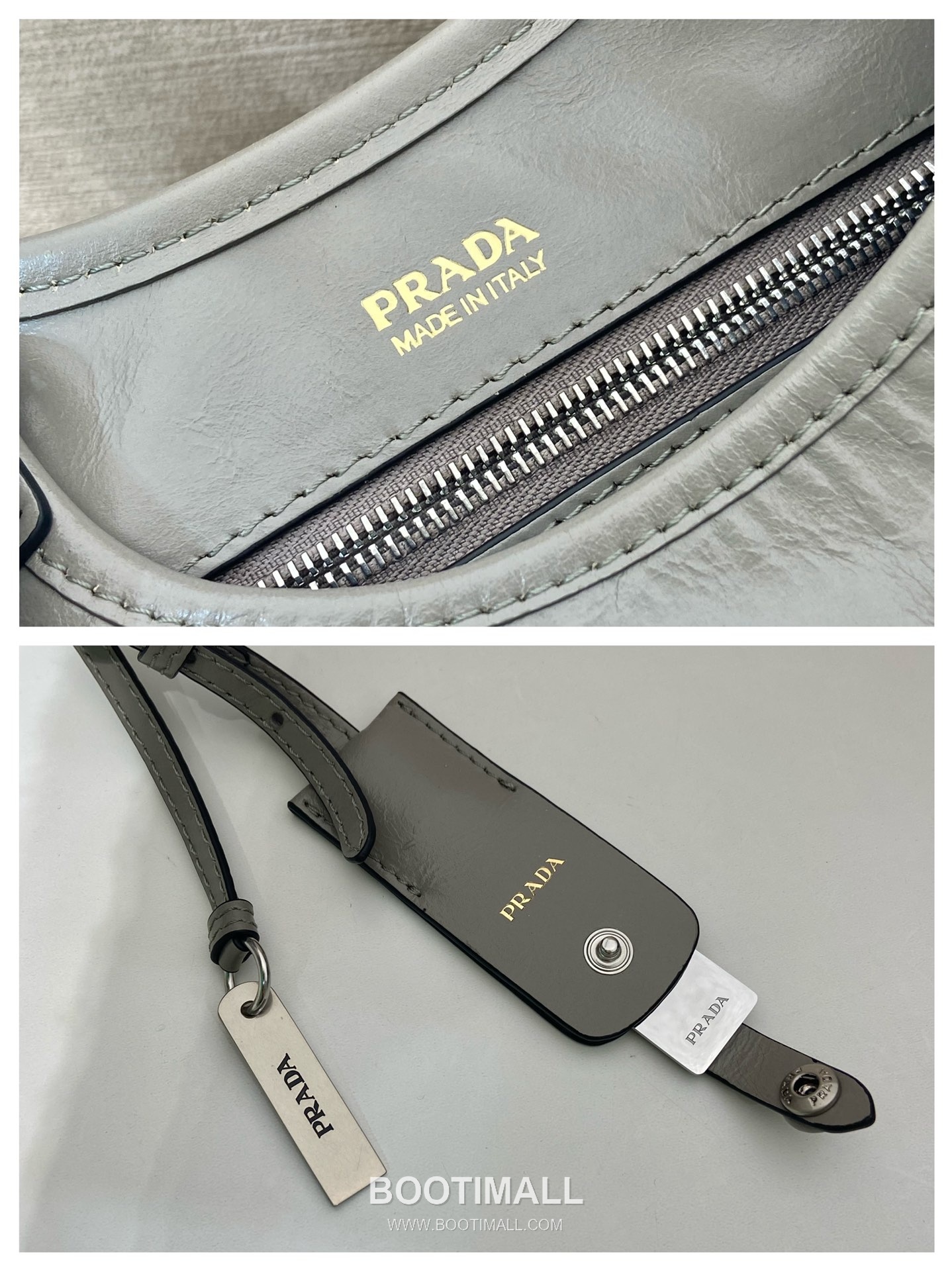 Prada Waxed Leather Top Handle Mini Bag with Buckle Lock and Strap 프라다 왁스 레더 버클락 스트랩 미니 토트백 1BG580 26cm 9