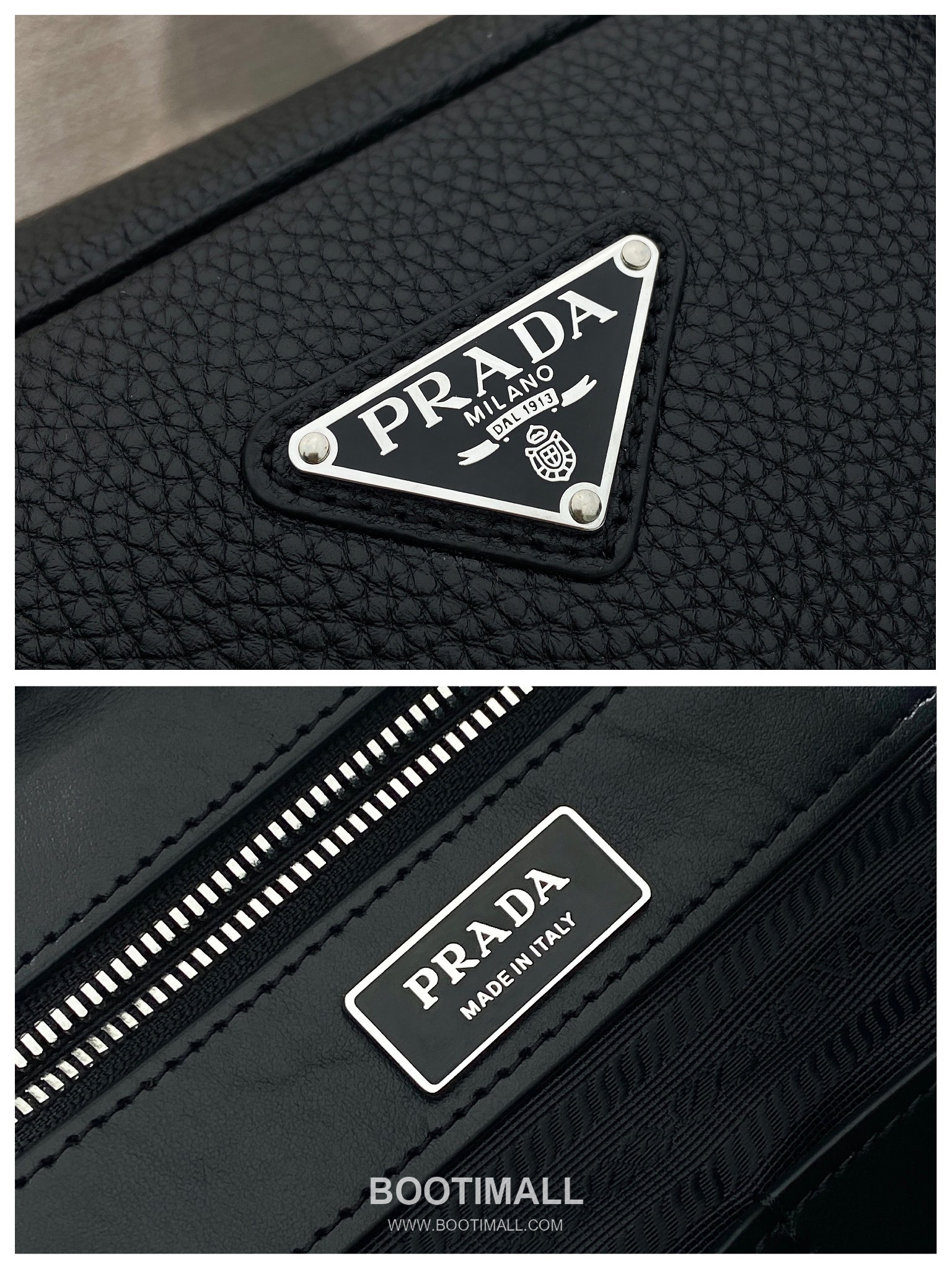 Prada Deer Leather Briefcase with Lock Closure and Name Tag Detail 프라다 디어 레더 락 클로저 네임태그 브리프케이스 2VE027 40cm 9