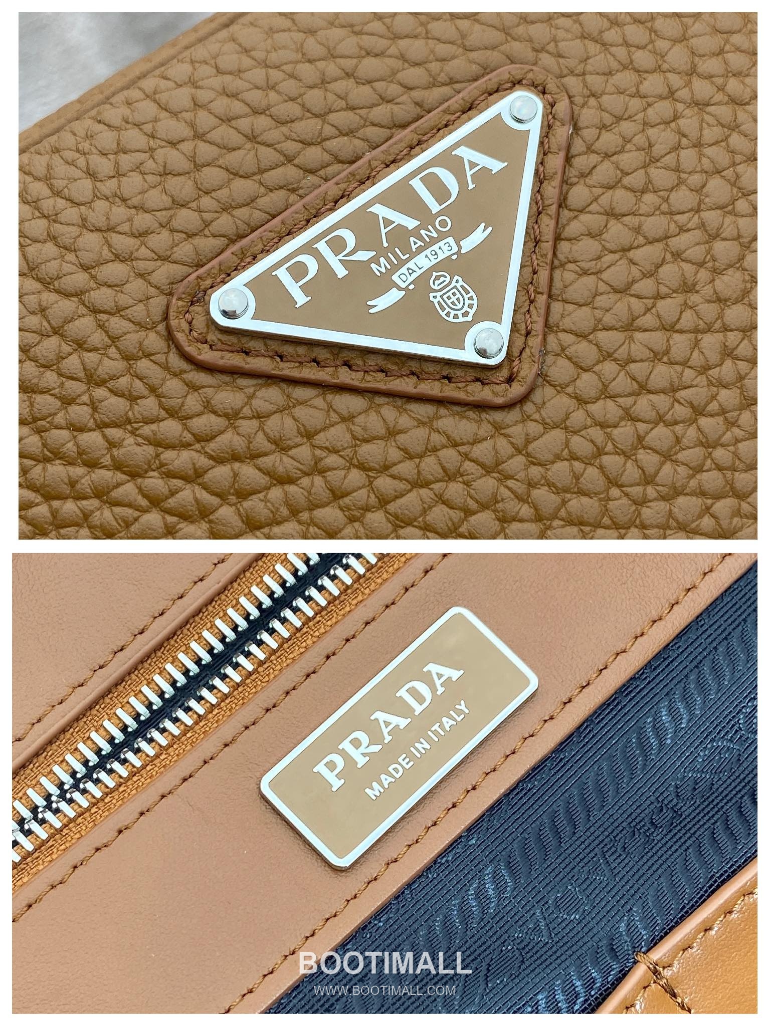 Prada Deer Leather Briefcase with Lock Closure and Name Tag Detail 프라다 디어 레더 락 클로저 네임태그 브리프케이스 2VE027 40cm 9