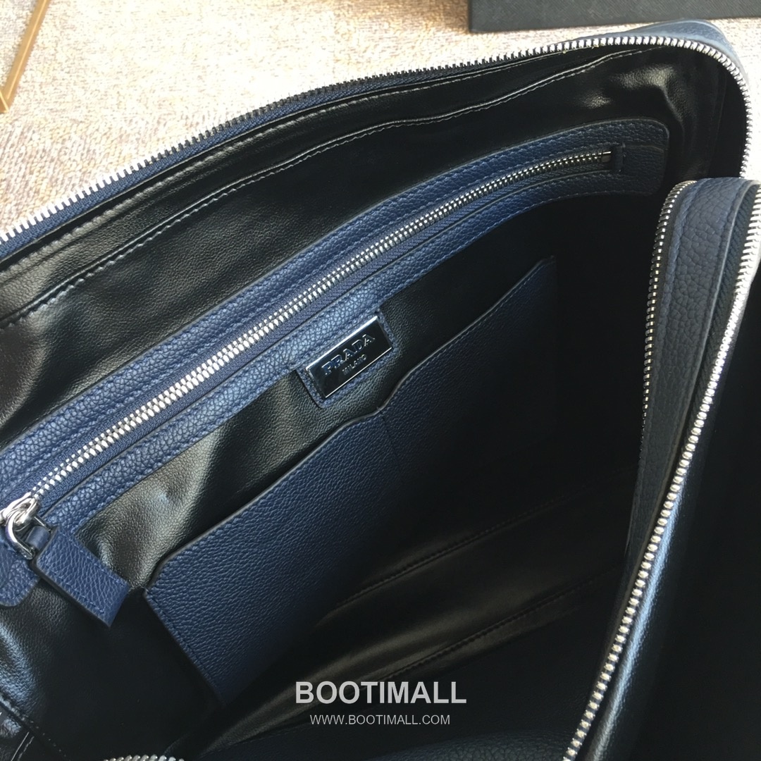 Prada Deer Grain Leather Tote Bag with Full Leather Construction 프라다 디어 그레인 레더 풀레더 토트백 36.5cm 8