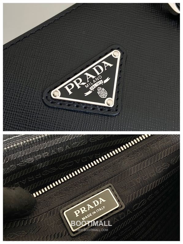 Prada Saffiano Leather Tote Bag with Adjustable Strap and Minimal Design 프라다 사피아노 레더 스트랩 미니멀 토트백 2VG115 36cm 10