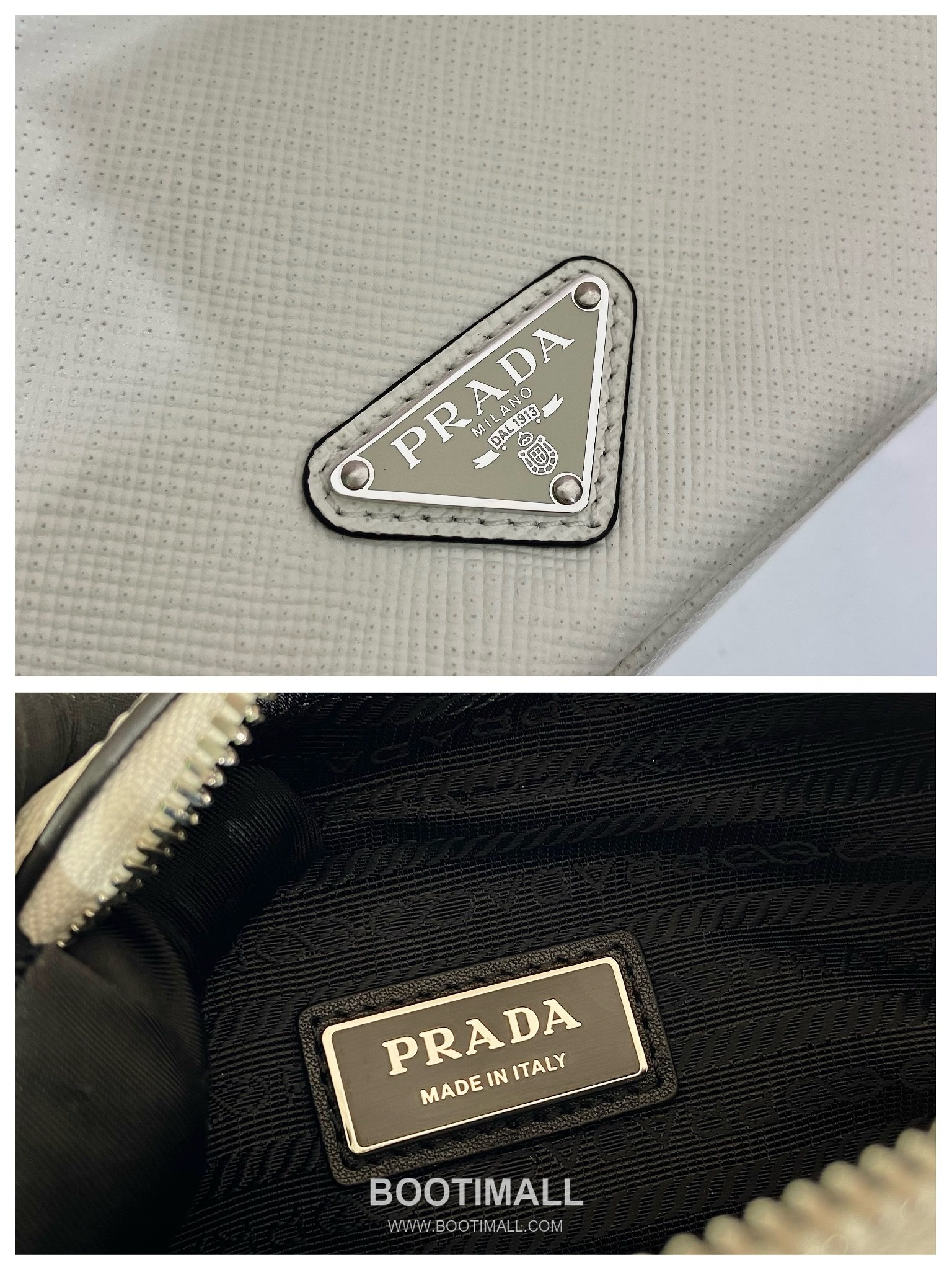 Prada Saffiano Leather Crossbody Bag with Embroidered Strap and Triangle Logo 프라다 사피아노 레더 자수 스트랩 삼각로고 크로스백 2VH154 19cm 9