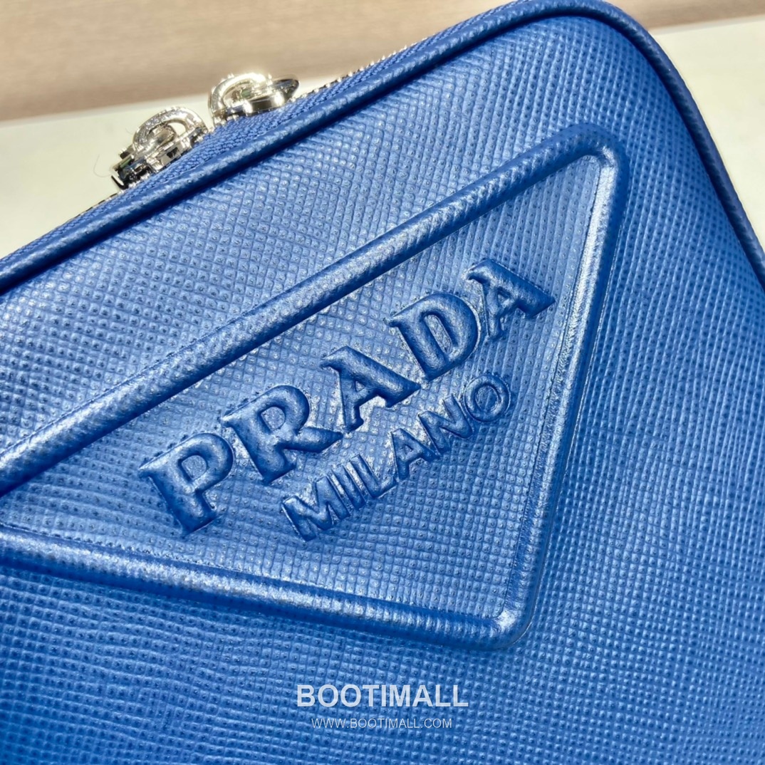 Prada Saffiano Leather Crossbody Bag with Embroidered Strap and Triangle Logo 프라다 사피아노 레더 자수 스트랩 삼각로고 크로스백 2VH154 19cm 4
