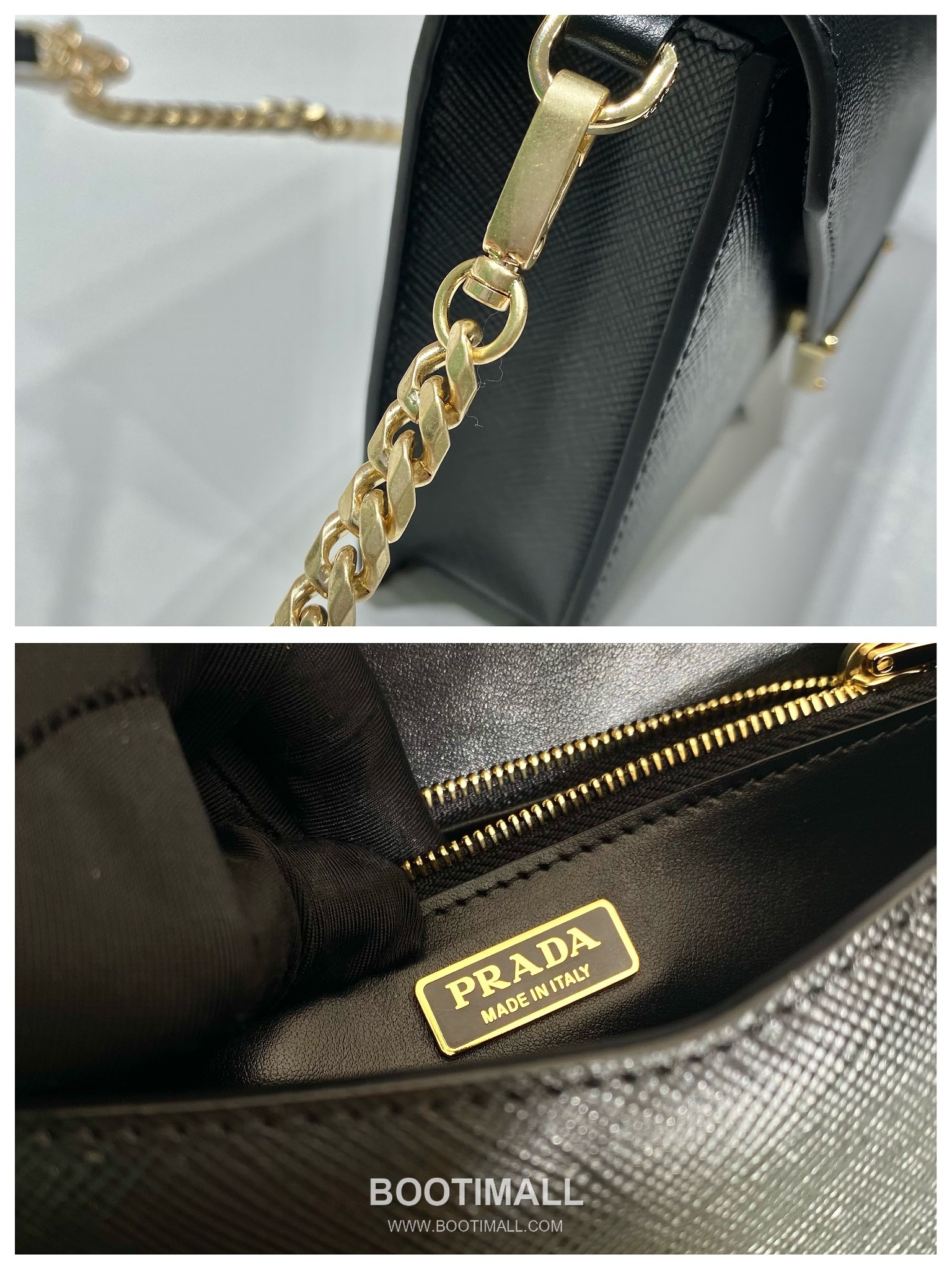 Prada Saffiano Leather Flap Crossbody Bag with Enamel Triangle Logo 프라다 사피아노 레더 플랩 삼각로고 크로스백 1BD318 21.5cm 9