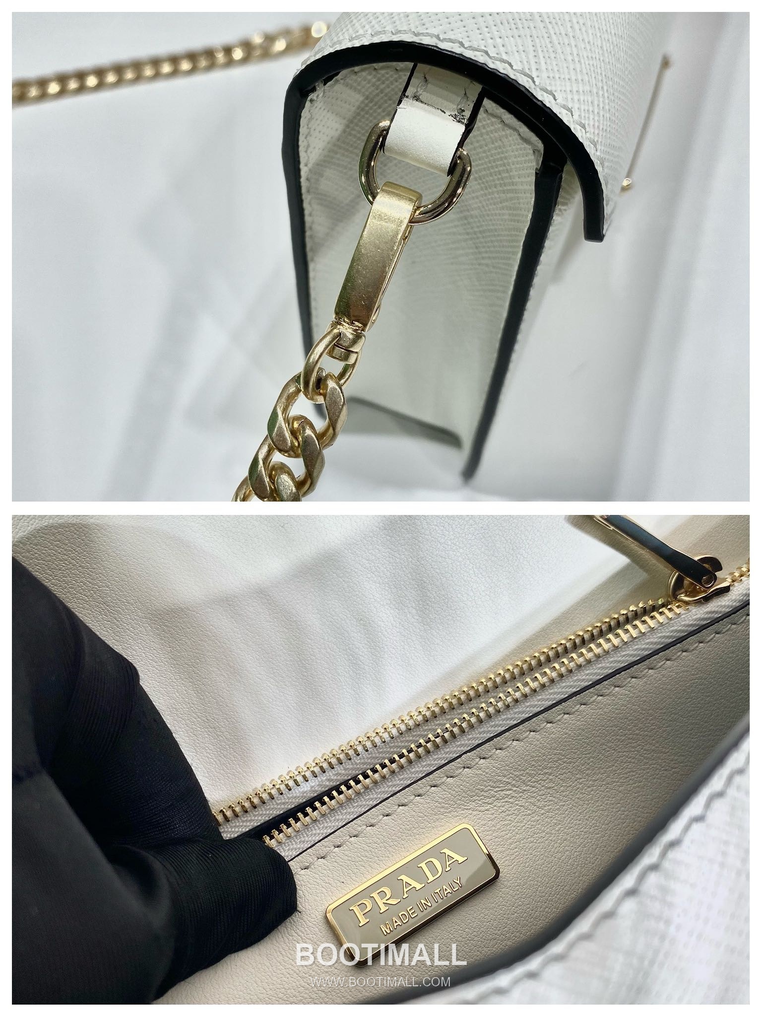 Prada Saffiano Leather Flap Crossbody Bag with Enamel Triangle Logo 프라다 사피아노 레더 플랩 삼각로고 크로스백 1BD318 21.5cm 9