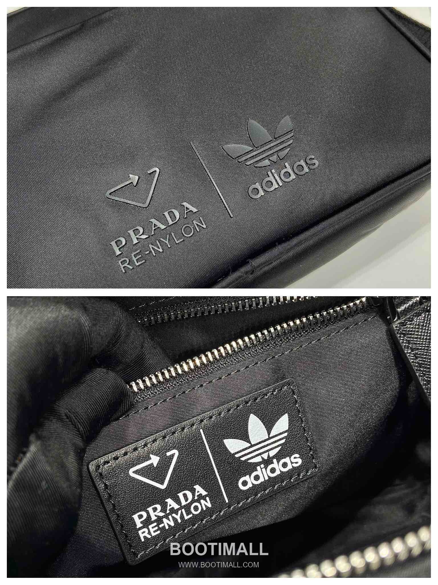 Prada Re-Nylon Saffiano Leather Backpack with Stripe Detail 프라다 리나일론 사피아노 레더 스트라이프 디테일 백팩 2VZ135 27cm 19