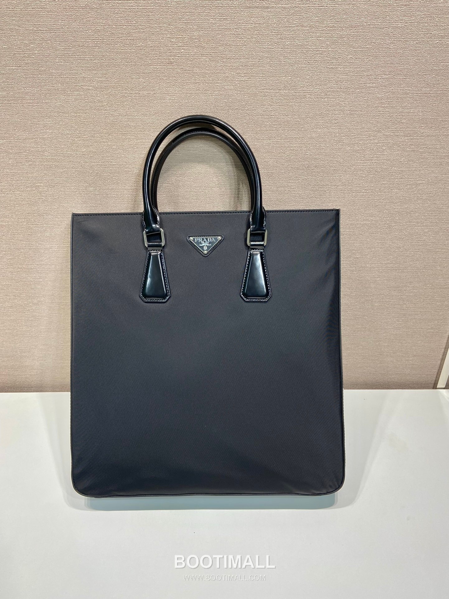 Prada Re-Nylon Leather Tote Bag with Detachable Strap and Triangle Logo 프라다 리나일론 레더 스트랩 삼각로고 토트백 2VG115 36cm 4
