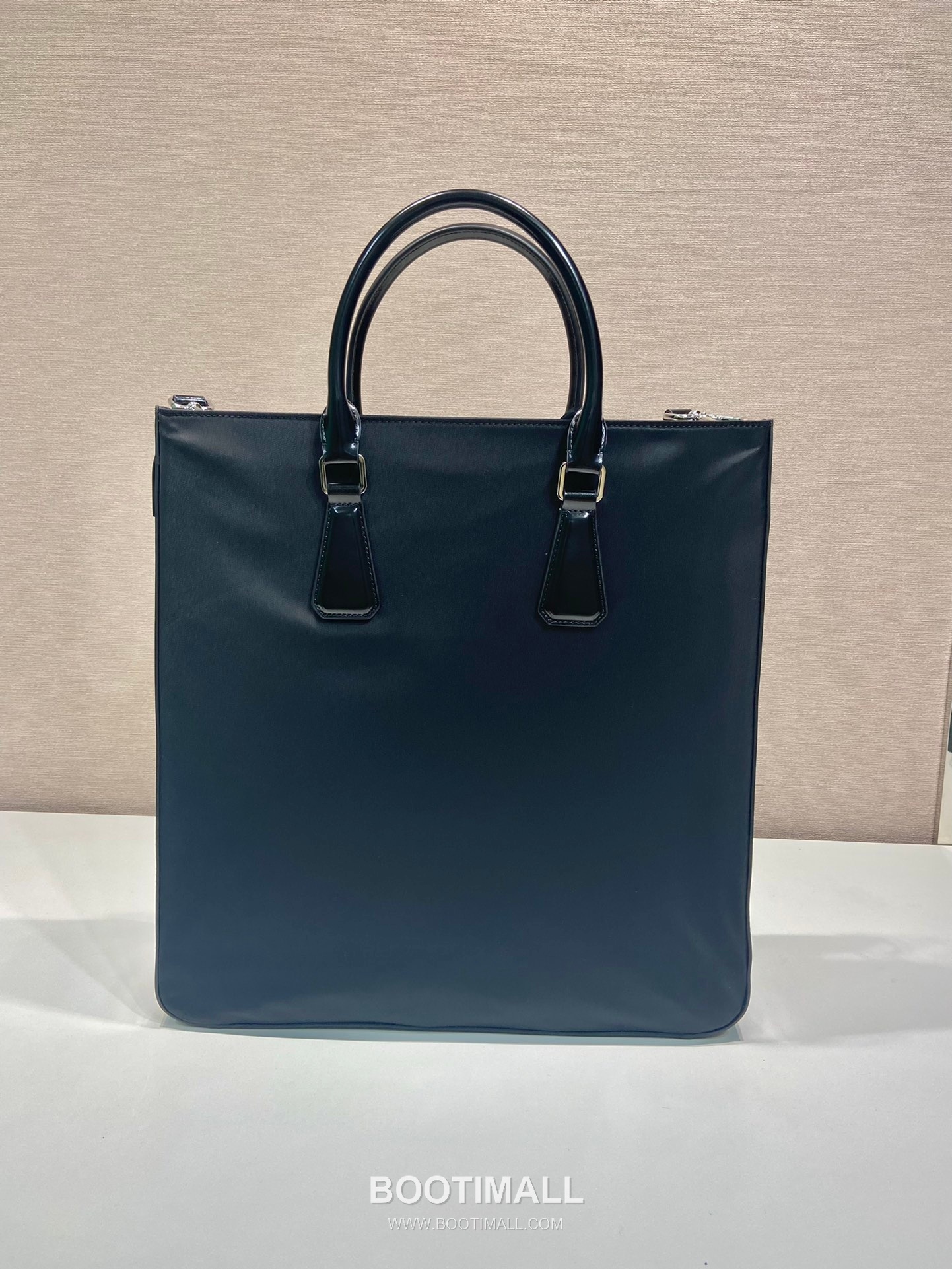 Prada Re-Nylon Leather Tote Bag with Detachable Strap and Triangle Logo 프라다 리나일론 레더 스트랩 삼각로고 토트백 2VG115 36cm 5