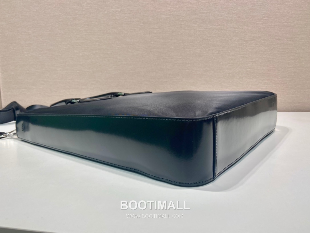 Prada Re-Nylon Leather Tote Bag with Detachable Strap and Triangle Logo 프라다 리나일론 레더 스트랩 삼각로고 토트백 2VG115 36cm 6