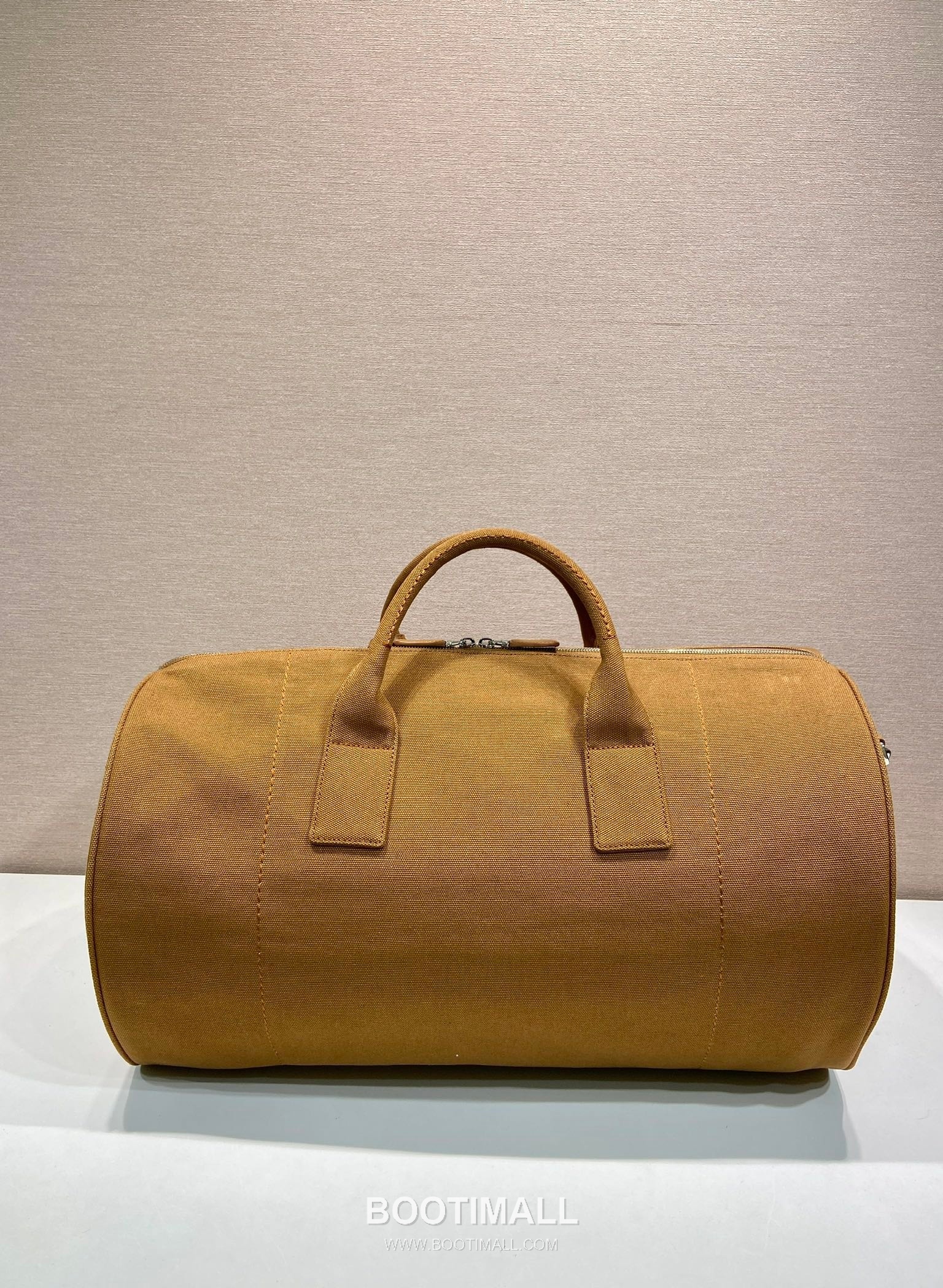 Prada Canvas Leather Travel Bag with Embroidered Logo and Detachable Strap 프라다 캔버스 레더 자수로고 탈부착 스트랩 트래블백 2VC051 53cm 4