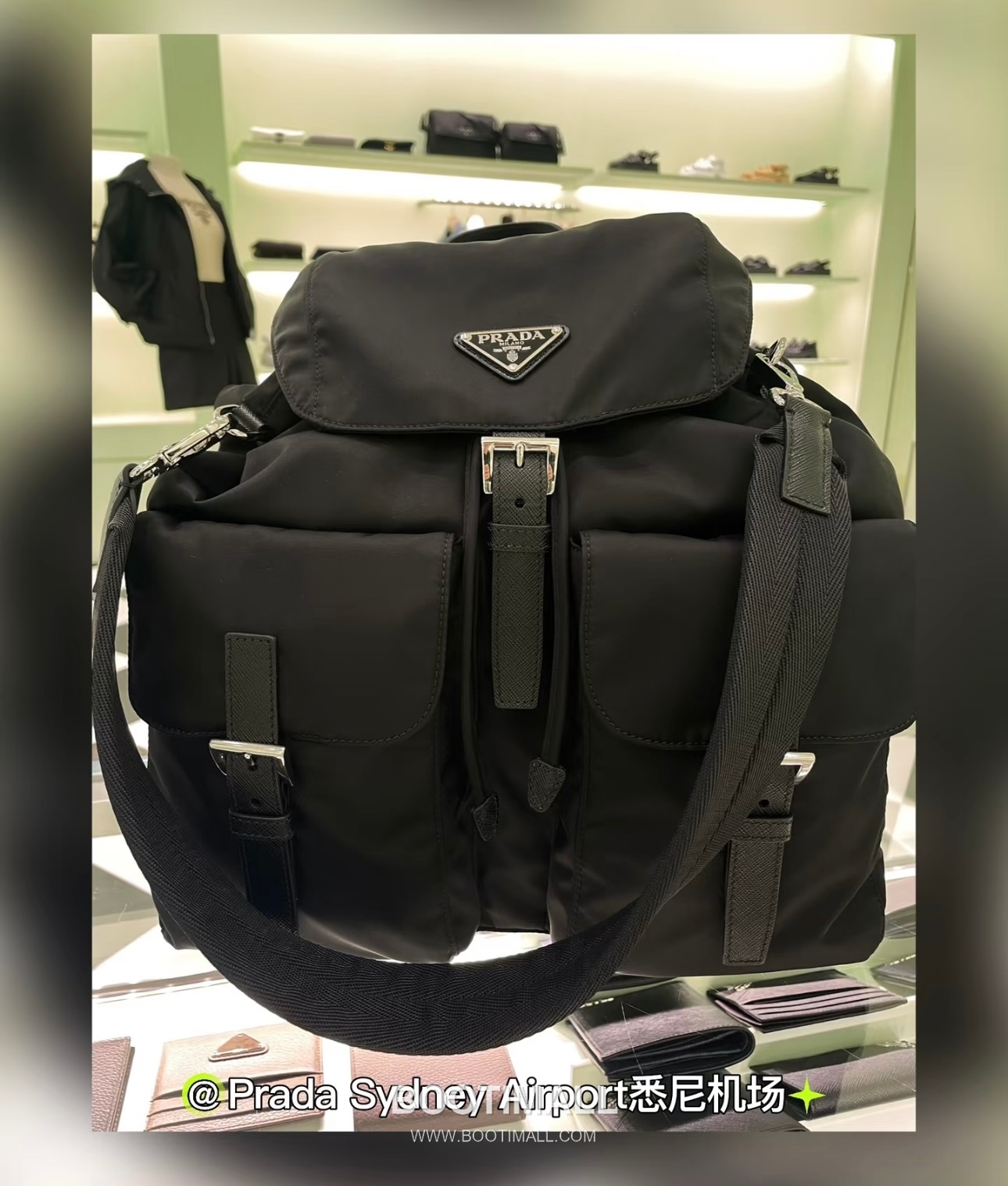 Prada Re-Nylon Backpack with Detachable Strap and Dual Carry Design 프라다 리나일론 탈부착 스트랩 듀얼 캐리 백팩 2VZ110A 34cm 6