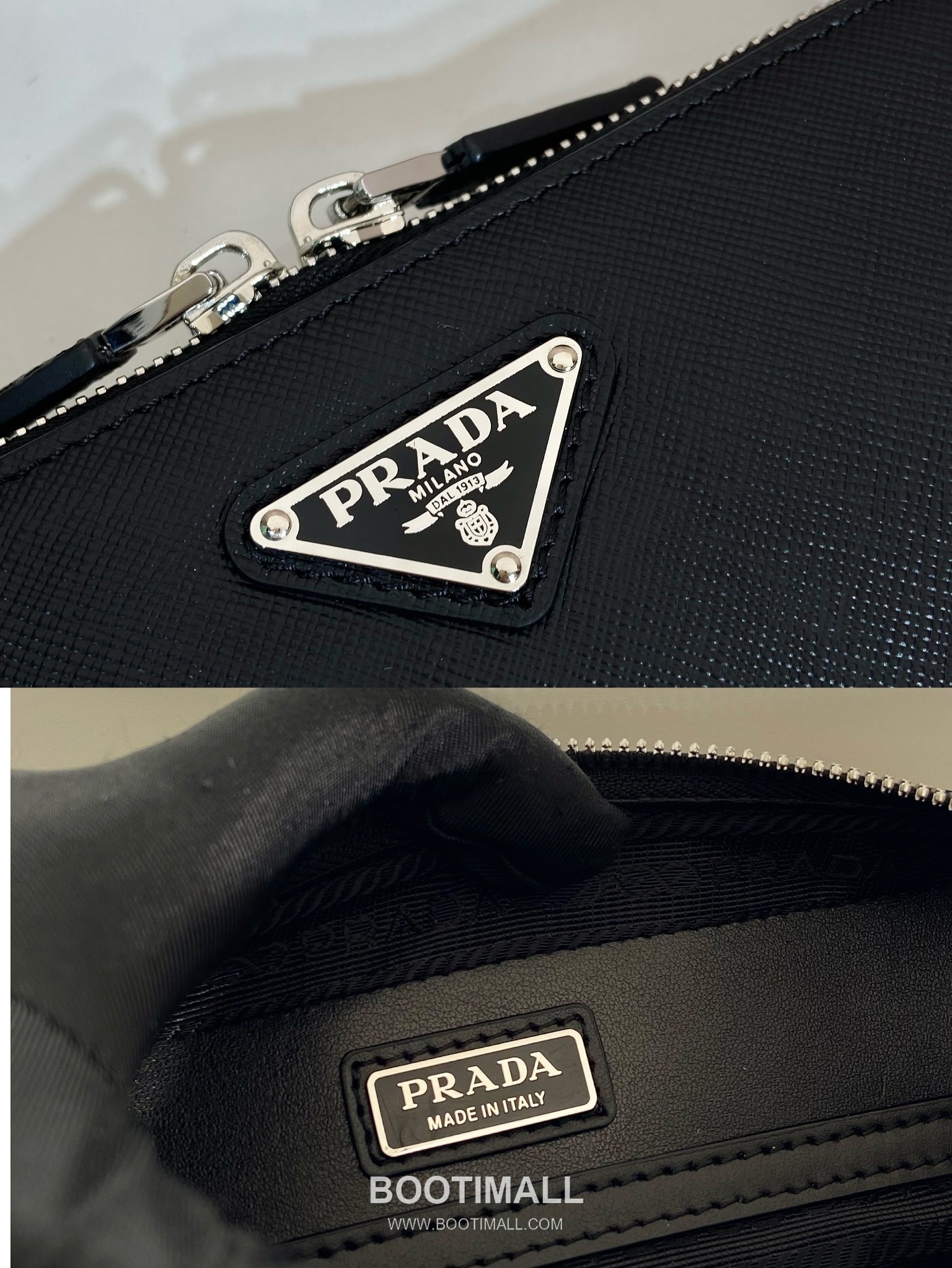 Prada Saffiano Leather Brique Messenger Bag with Adjustable Strap and Triangle Logo 프라다 사피아노 레더 삼각로고 조절 스트랩 브리크 메신저백 2VH173 19cm 9