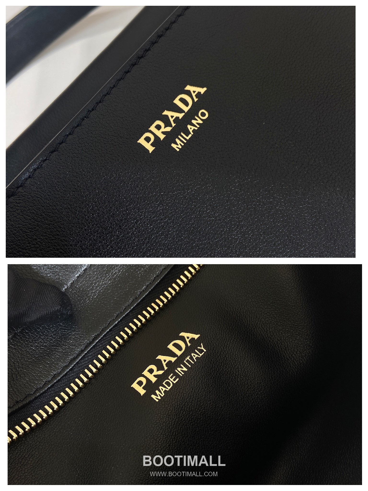 Prada Calfskin Leather Shoulder Bag with Detachable Strap and Zip Detail 프라다 카프스킨 레더 탈부착 스트랩 지퍼 디테일 숄더백 1BA475 35cm 9