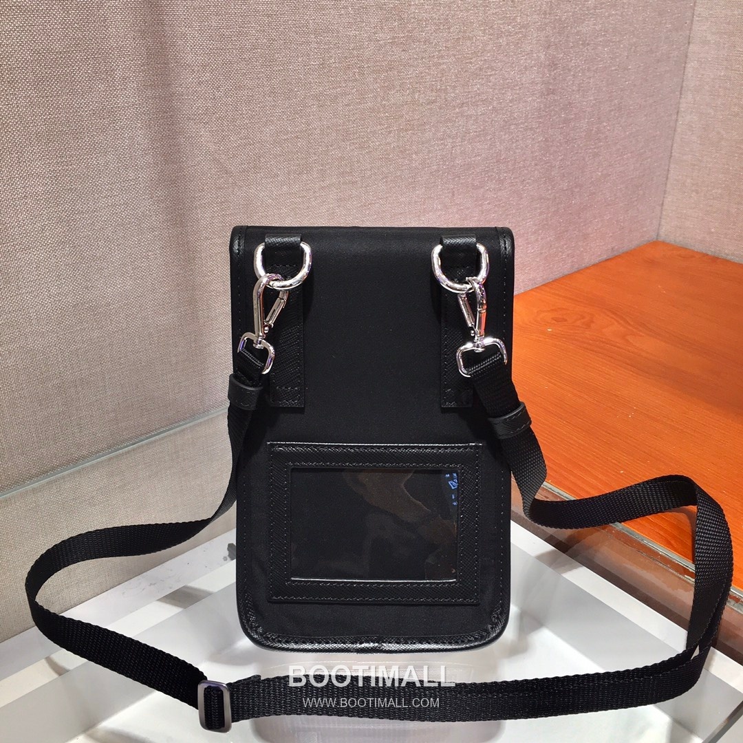 Prada Saffiano Leather Phone Crossbody Bag with Triangle Logo 프라다 사피아노 레더 삼각로고 폰 크로스백 2ZH109 12cm 4