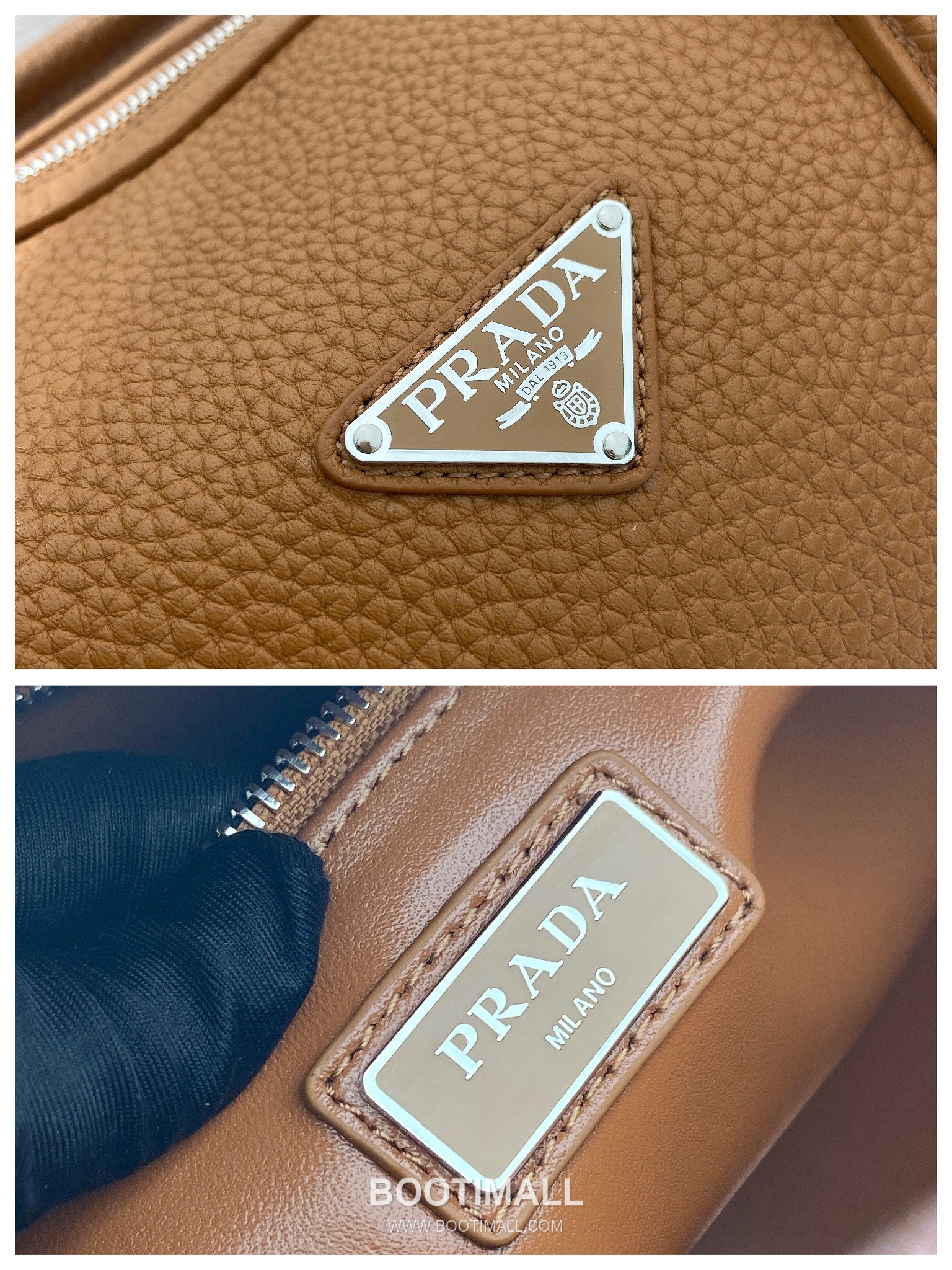Prada Leather Travel Bag with Triangle Logo and Detachable Strap 프라다 레더 삼각로고 탈부착 스트랩 트래블백 2VC048 50cm 9