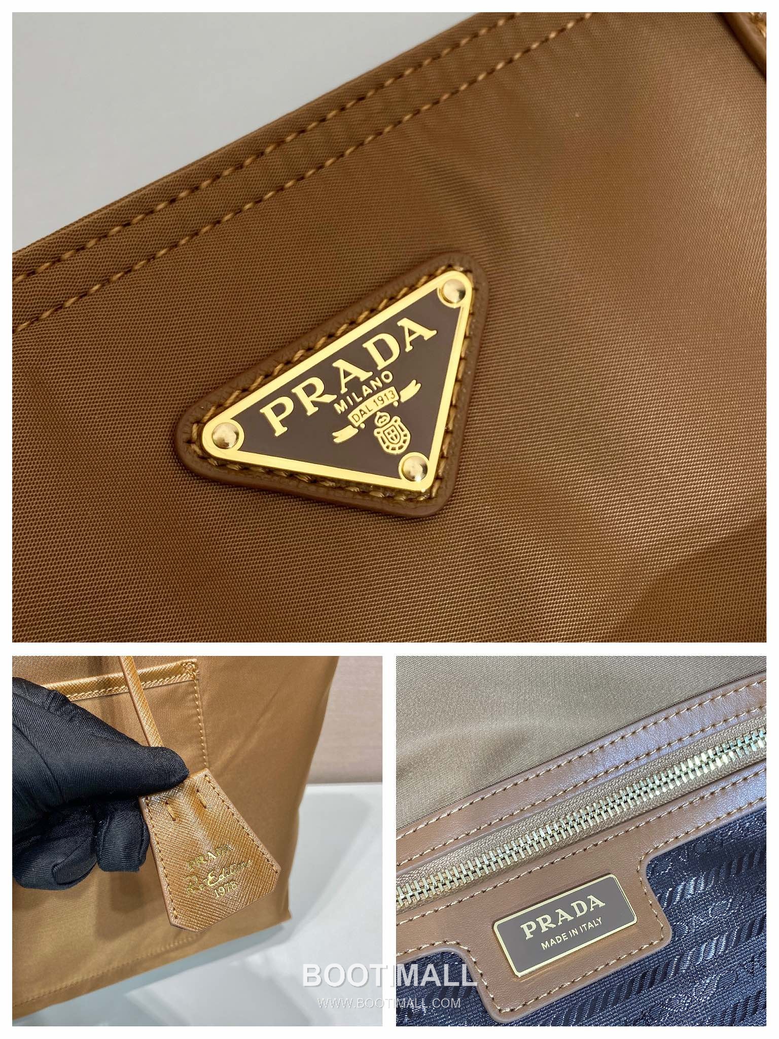 Prada Nylon Tote Bag with Minimal Structure and Large Capacity 프라다 나일론 미니멀 구조 대용량 토트백 1BG527 43cm 9