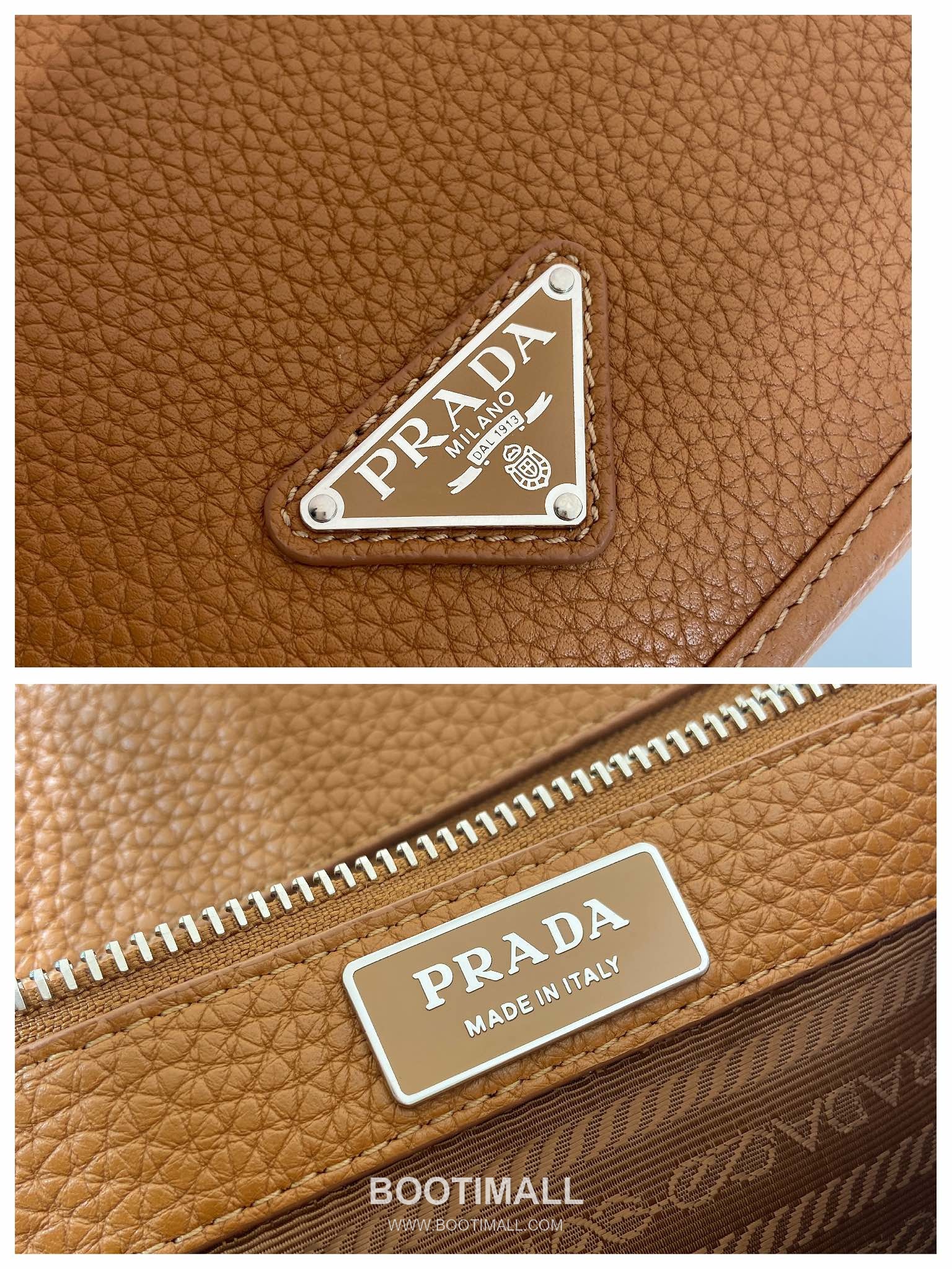 Prada Calfskin Leather Flap Messenger Bag with Magnetic Closure and Adjustable Strap 프라다 카프스킨 레더 마그네틱 플랩 조절 스트랩 메신저백 2VD075 30cm 9
