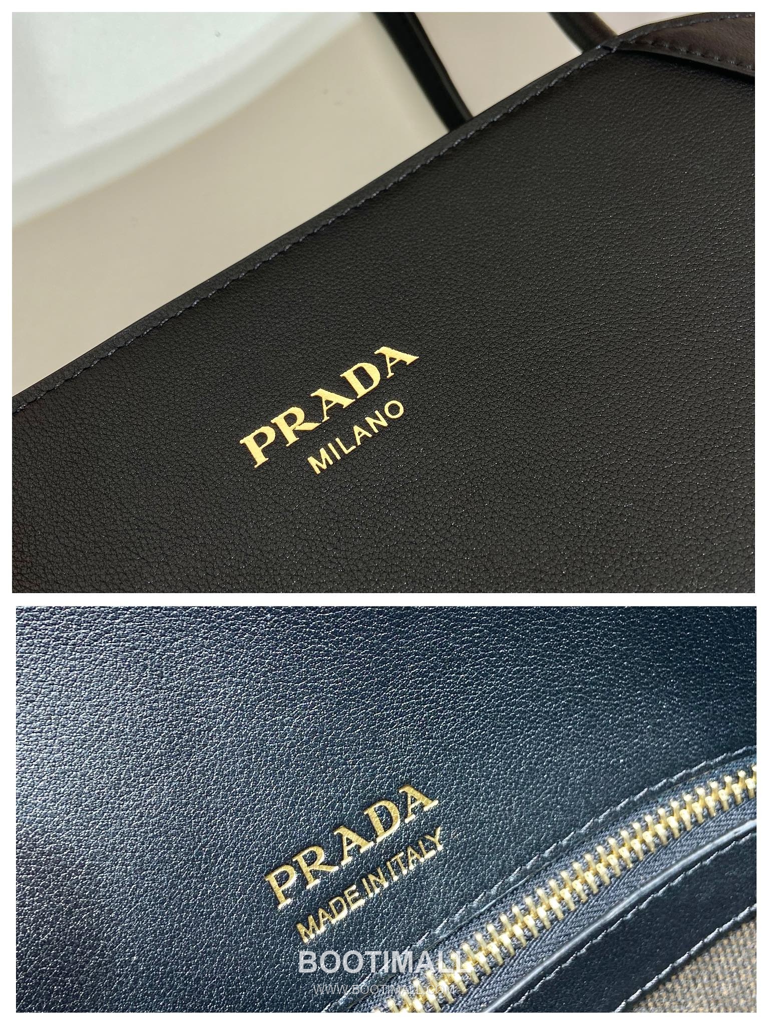 Prada Calfskin Leather Tote Bag with Minimal Design and Logo Detail 프라다 카프스킨 레더 미니멀 로고 디테일 토트백 1BG510 40cm 9