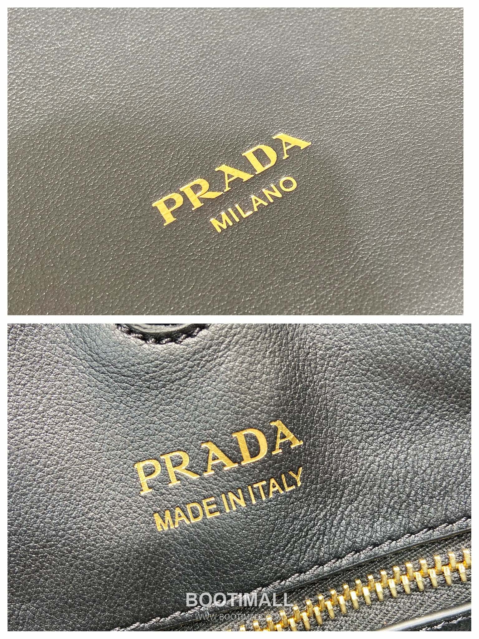 Prada Calfskin Leather Shoulder Tote Bag with Magnetic Closure and Logo Detail 프라다 카프스킨 레더 마그네틱 클로저 로고 디테일 숄더 토트백 1BC219 45.5cm 9