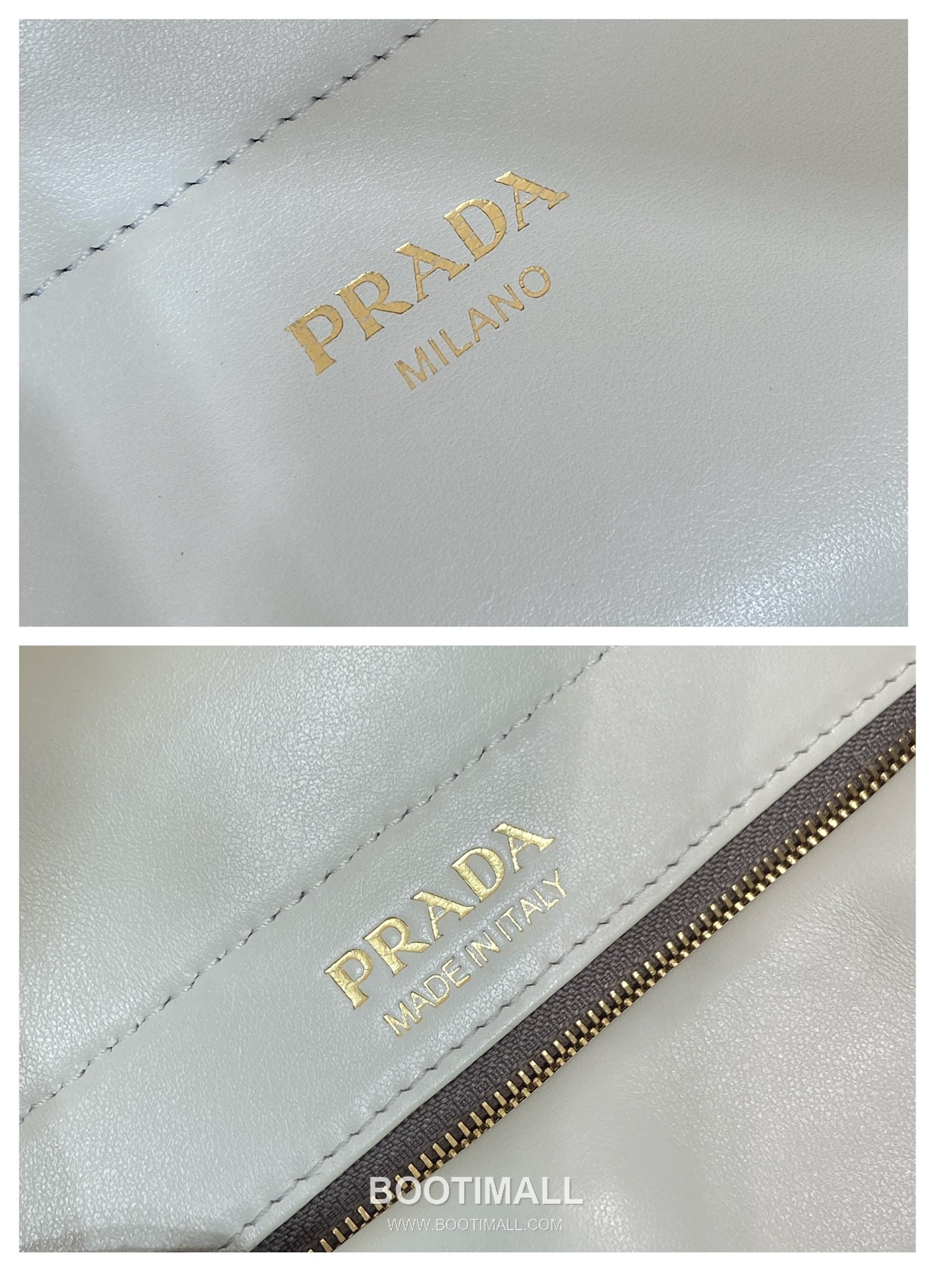 Prada Enchaine Calfskin Shoulder Bag with Vintage Finish and Top Handle Detail 프라다 엔쉐네 카프스킨 빈티지 피니시 탑핸들 숄더백 1BC262 32.5cm 9