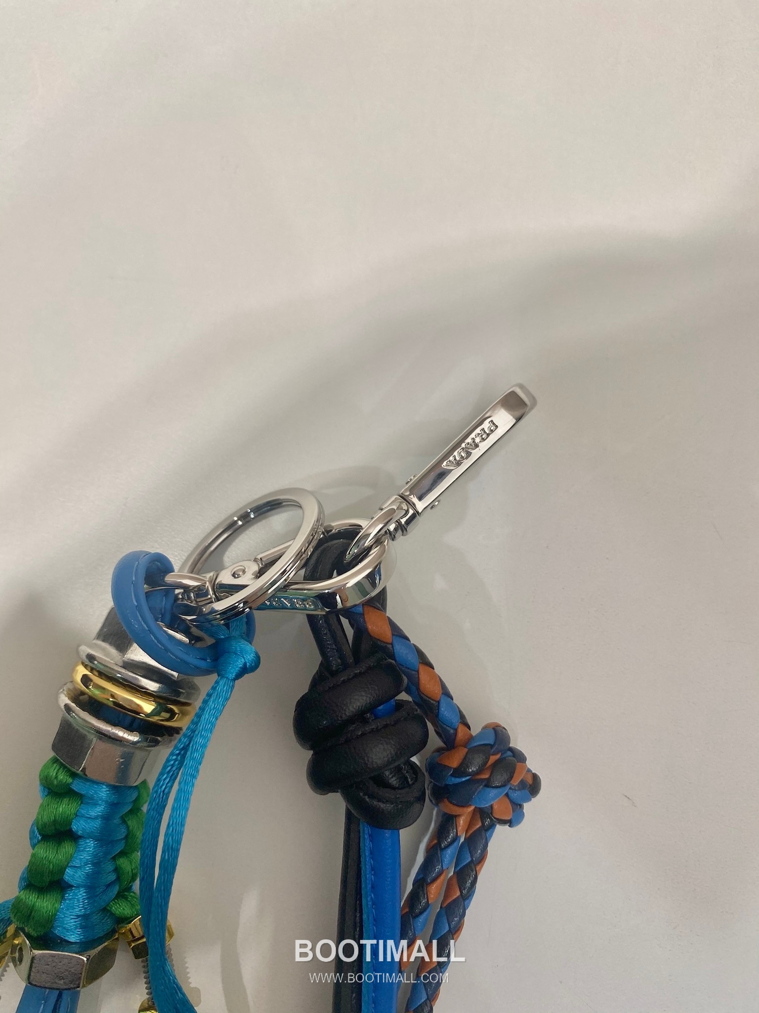 Prada Handwoven Textile Charm with Hook and Ring Detail 프라다 핸드우븐 텍스타일 훅앤링 참 장식 2TT222 10cm 11