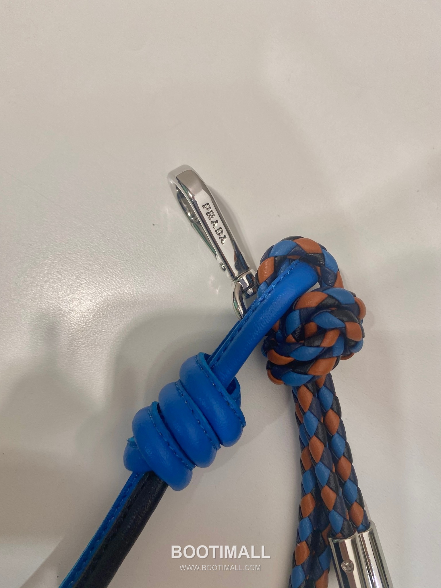 Prada Handwoven Textile Charm with Hook and Ring Detail 프라다 핸드우븐 텍스타일 훅앤링 참 장식 2TT222 10cm 12