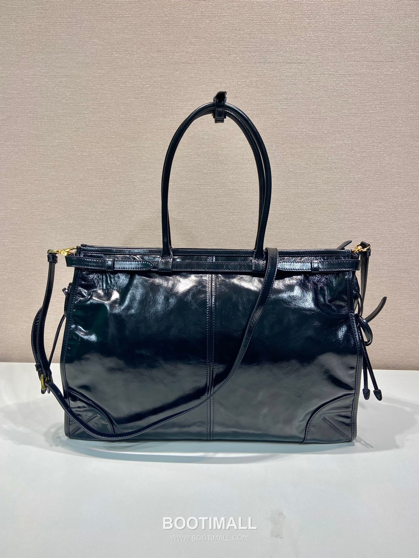 Prada LusSolf Oiled Wax Calfskin Tote Bag with Detachable Strap and Vintage Finish 프라다 루솔프 오일왁스 카프스킨 탈부착스트랩 빈티지 토트백 1BA439 42cm 4