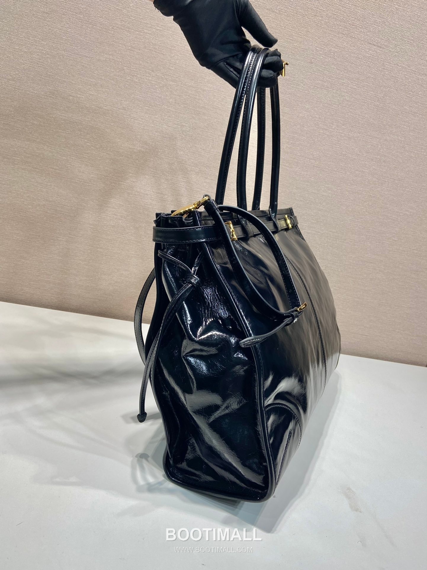 Prada LusSolf Oiled Wax Calfskin Tote Bag with Detachable Strap and Vintage Finish 프라다 루솔프 오일왁스 카프스킨 탈부착스트랩 빈티지 토트백 1BA439 42cm 5