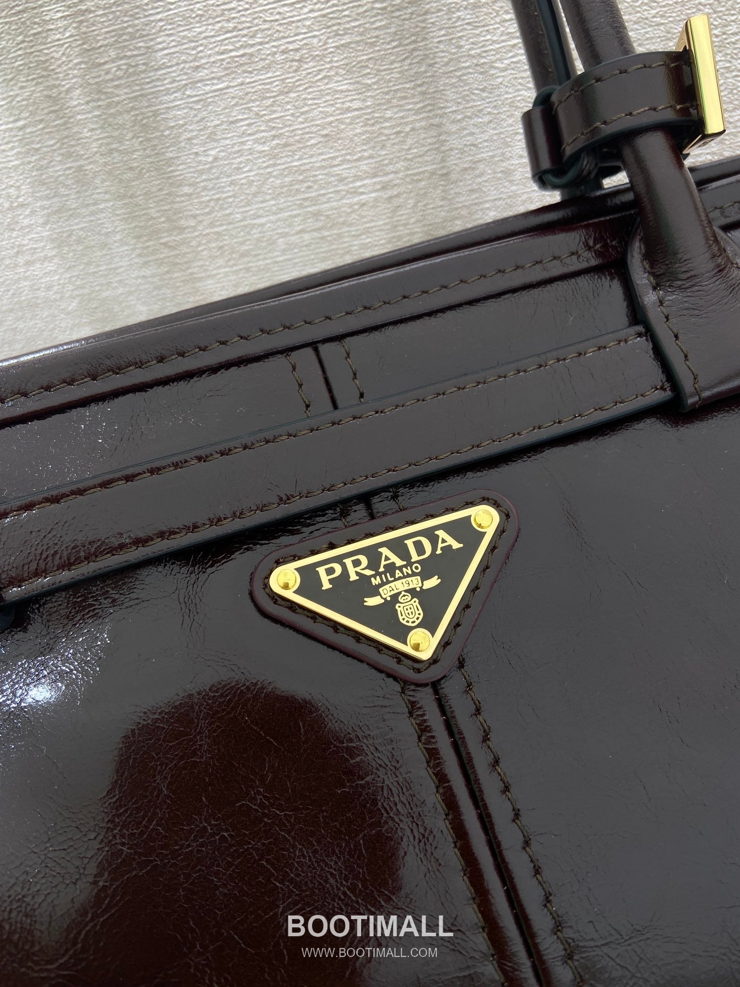 Prada LusSolf Oiled Wax Calfskin Tote Bag with Detachable Strap and Vintage Finish 프라다 루솔프 오일왁스 카프스킨 탈부착스트랩 빈티지 토트백 1BA439 42cm 7