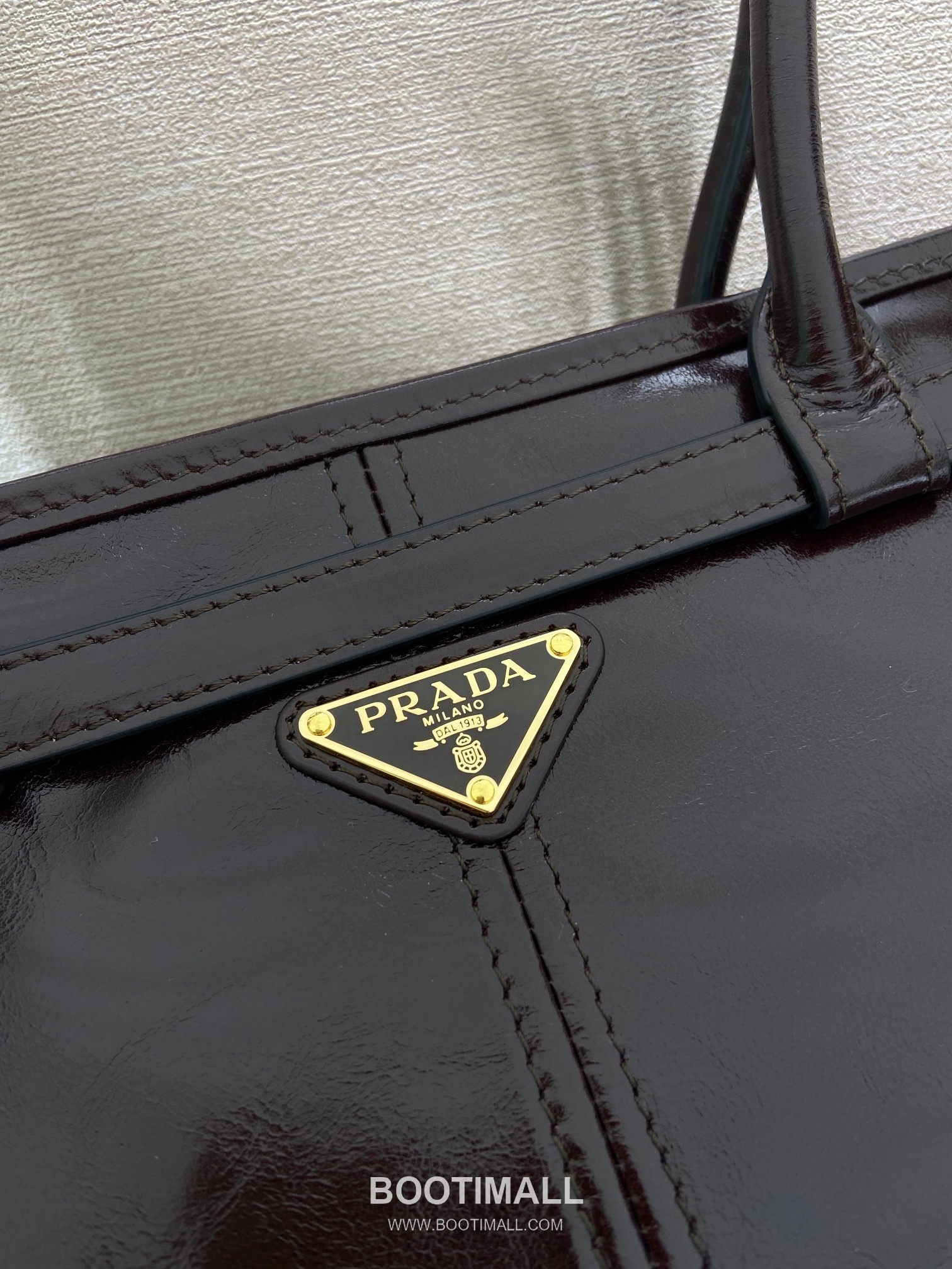 Prada LusSolf Oiled Wax Calfskin Tote Bag with Detachable Strap and Vintage Finish 프라다 루솔프 오일왁스 카프스킨 탈부착스트랩 빈티지 토트백 1BA433 38cm 7