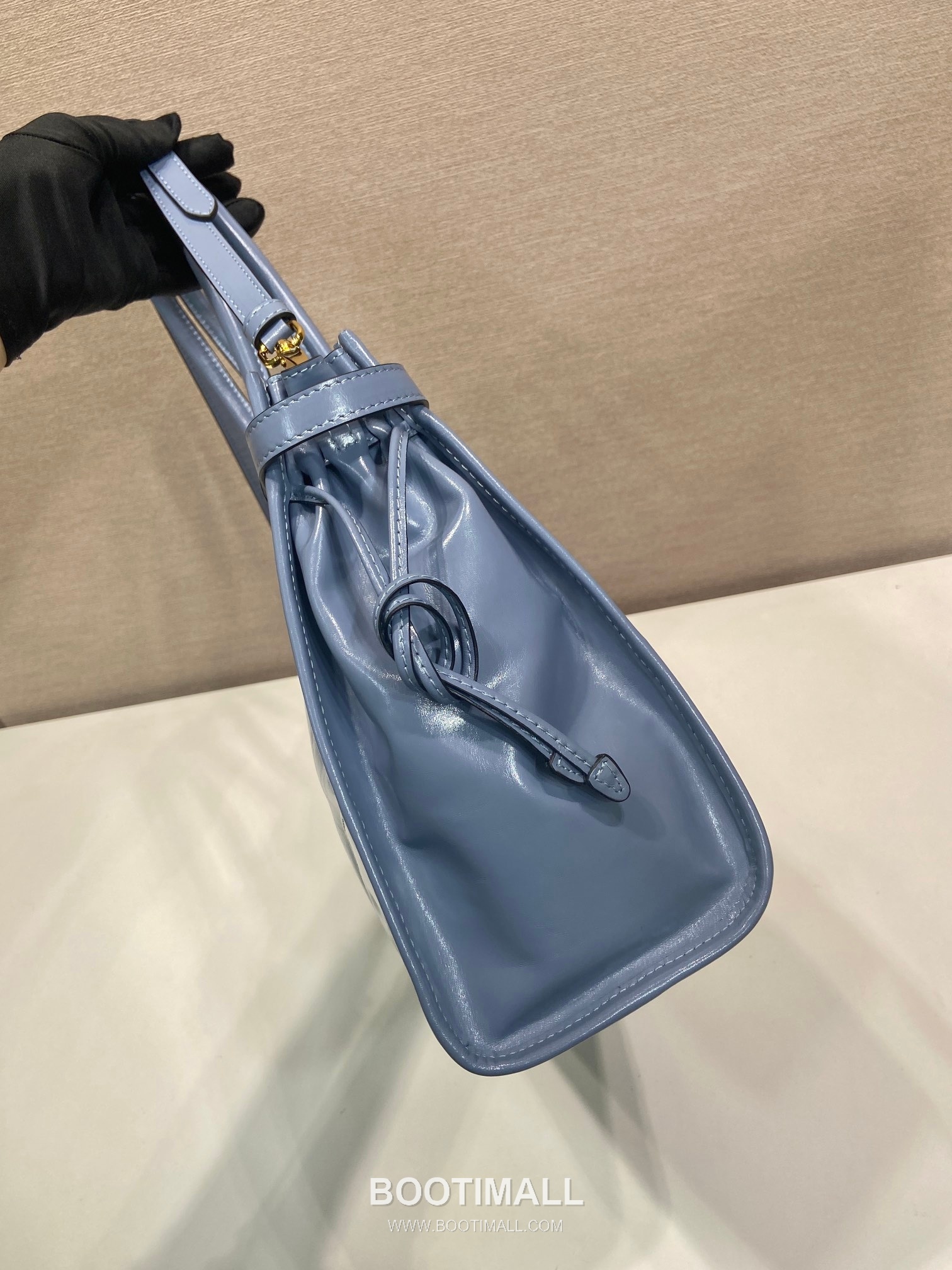 Prada LusSolf Oiled Wax Calfskin Tote Bag with Detachable Strap and Vintage Finish 프라다 루솔프 오일왁스 카프스킨 탈부착스트랩 빈티지 토트백 1BA433 38cm 5