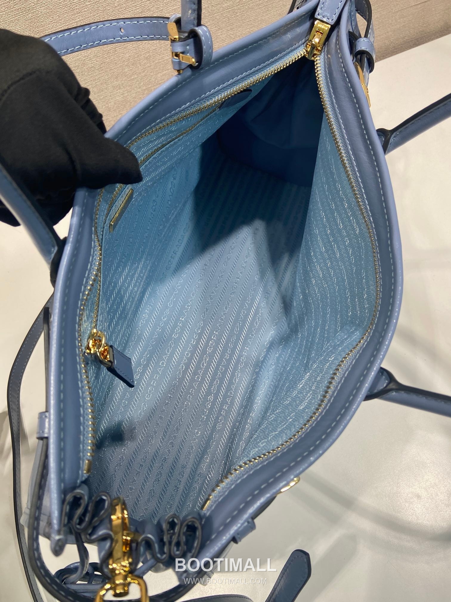 Prada LusSolf Oiled Wax Calfskin Tote Bag with Detachable Strap and Vintage Finish 프라다 루솔프 오일왁스 카프스킨 탈부착스트랩 빈티지 토트백 1BA433 38cm 8