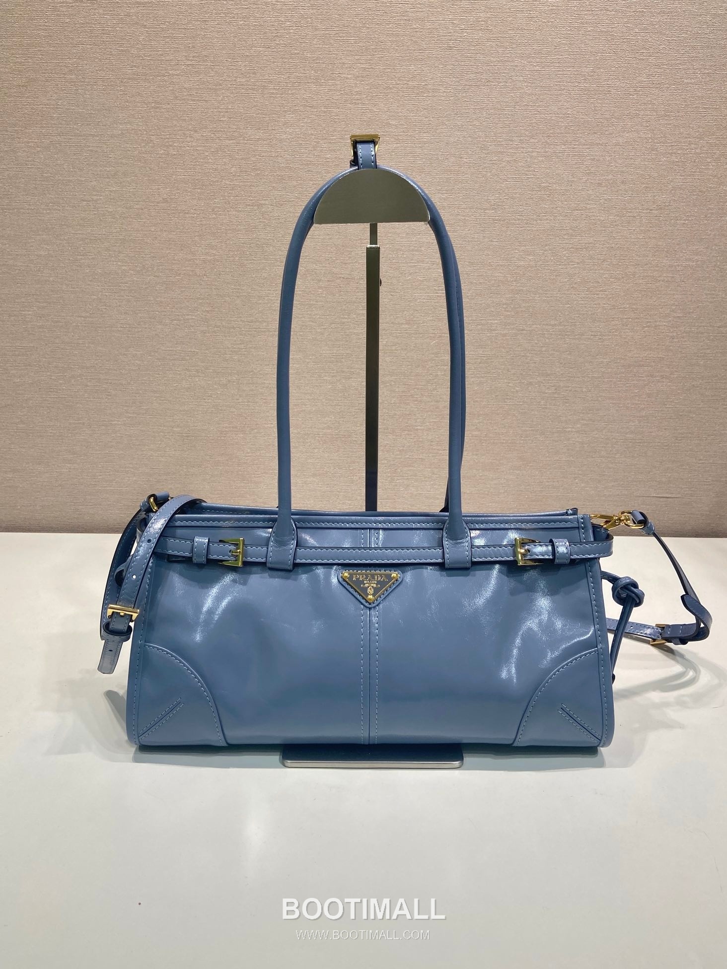 Prada LusSolf Oiled Wax Calfskin Tote Bag with Detachable Strap and Vintage Finish 프라다 루솔프 오일왁스 카프스킨 탈부착스트랩 빈티지 토트백 1BA426 32cm 1