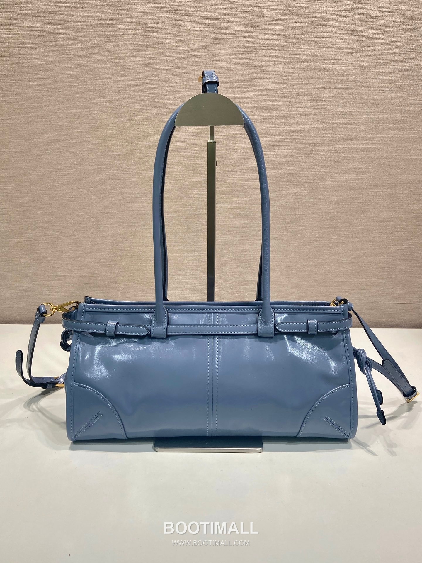Prada LusSolf Oiled Wax Calfskin Tote Bag with Detachable Strap and Vintage Finish 프라다 루솔프 오일왁스 카프스킨 탈부착스트랩 빈티지 토트백 1BA426 32cm 4