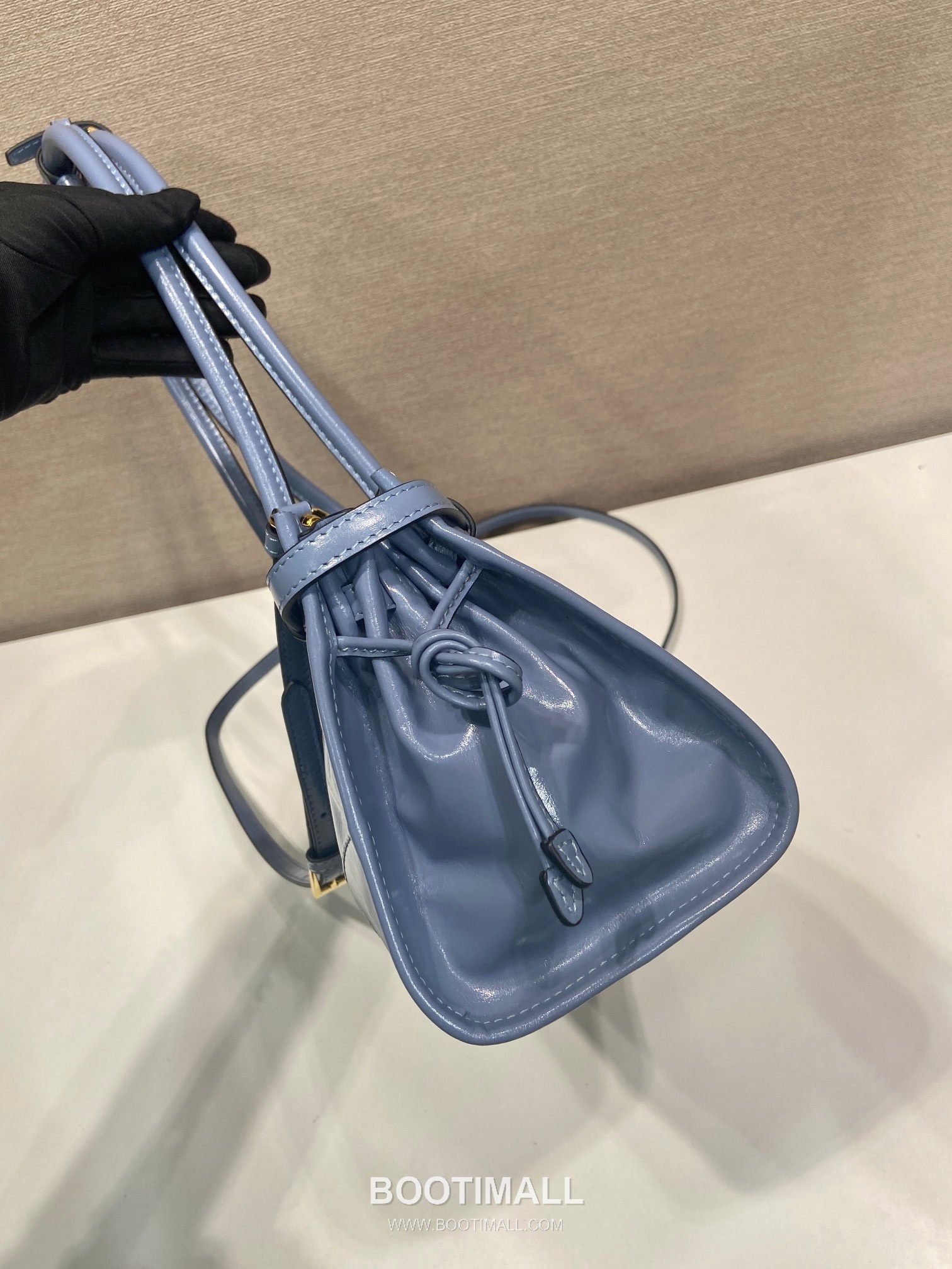 Prada LusSolf Oiled Wax Calfskin Tote Bag with Detachable Strap and Vintage Finish 프라다 루솔프 오일왁스 카프스킨 탈부착스트랩 빈티지 토트백 1BA426 32cm 5