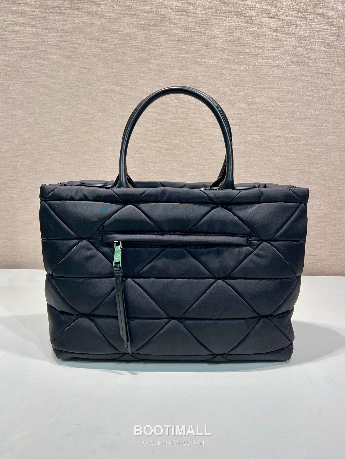 Prada System Calfskin Tote Bag with Triangle Stitching and Detachable Strap Detail 프라다 시스템 카프스킨 삼각스티치 탈부착스트랩 토트백 1BG435 33cm 7