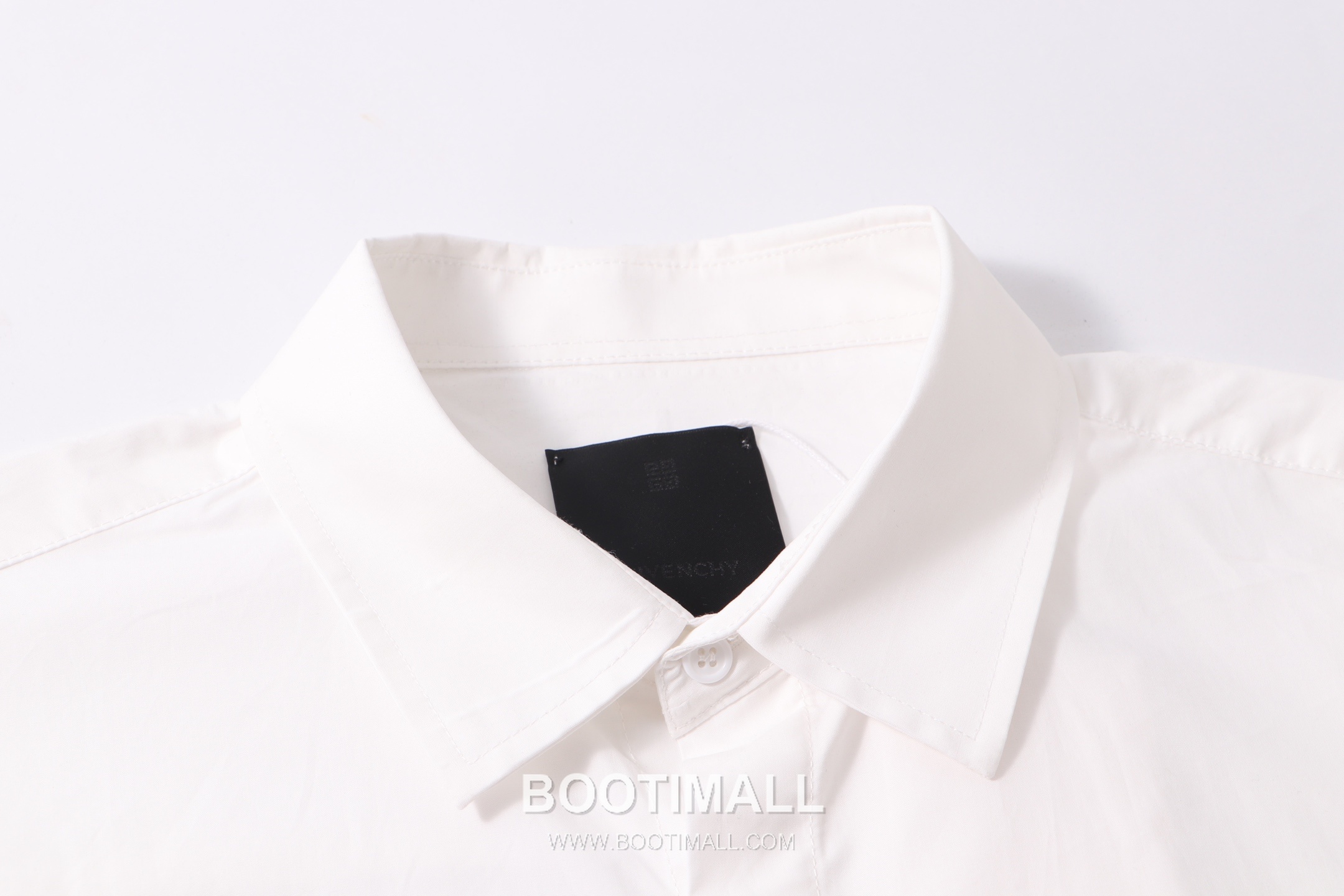 Givenchy 2026 S/S Cotton Poplin Long Sleeve Shirt with Metal Lock Detail 기븐치 2026SS 코튼 포플린 블랙 셔츠 메탈 락 디테일 8